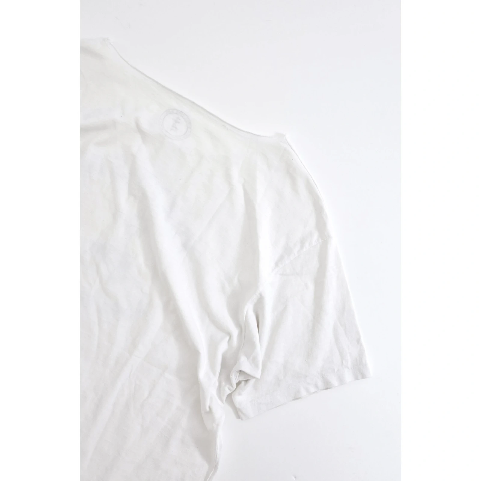 45RPM T-shirt Blanc vintage, passéist — photo 15