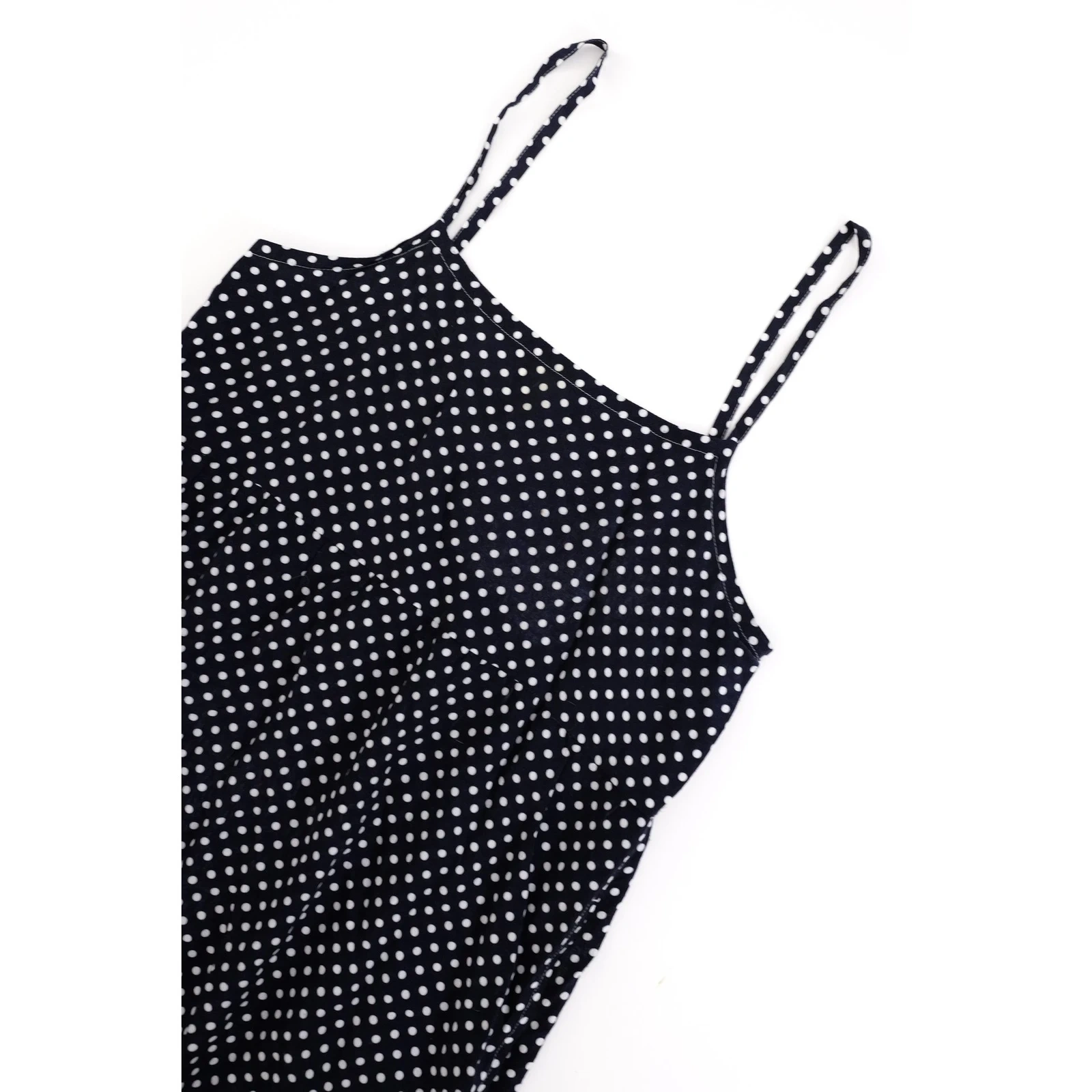 COMME DES GARÇONS Robe mi-longue Marine vintage, passéist — photo 2