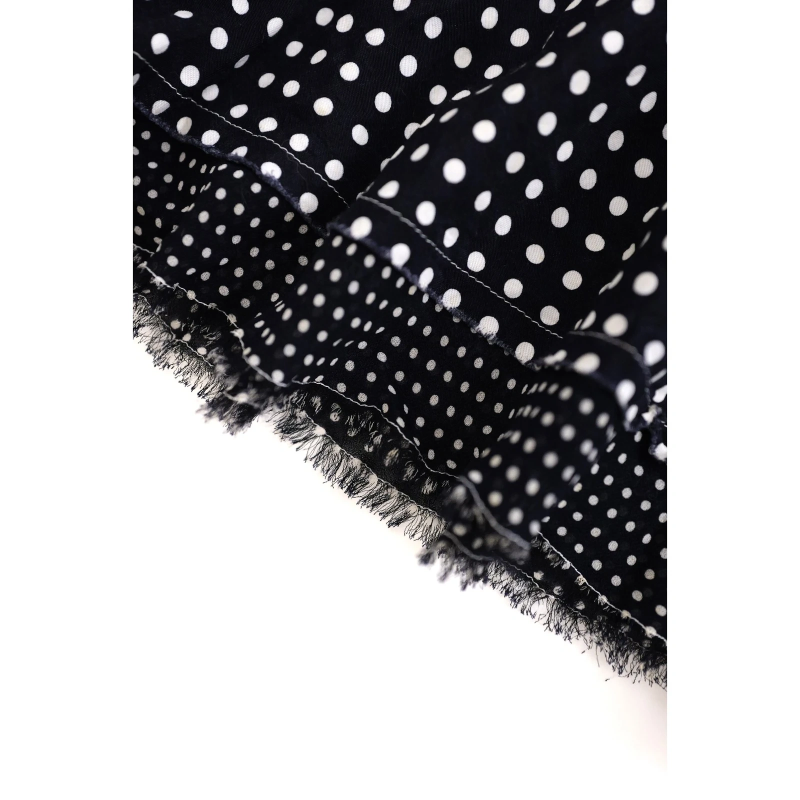COMME DES GARÇONS Robe mi-longue Marine vintage, passéist — photo 6
