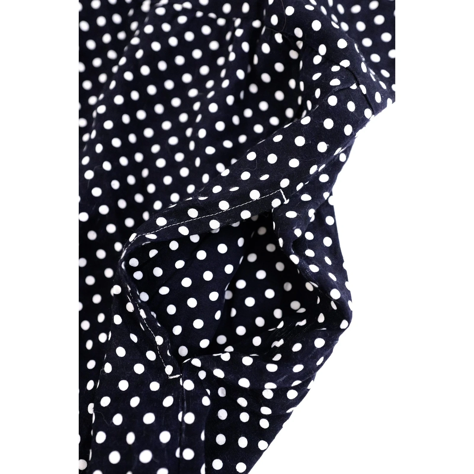 COMME DES GARÇONS Robe mi-longue Marine vintage, passéist — photo 8