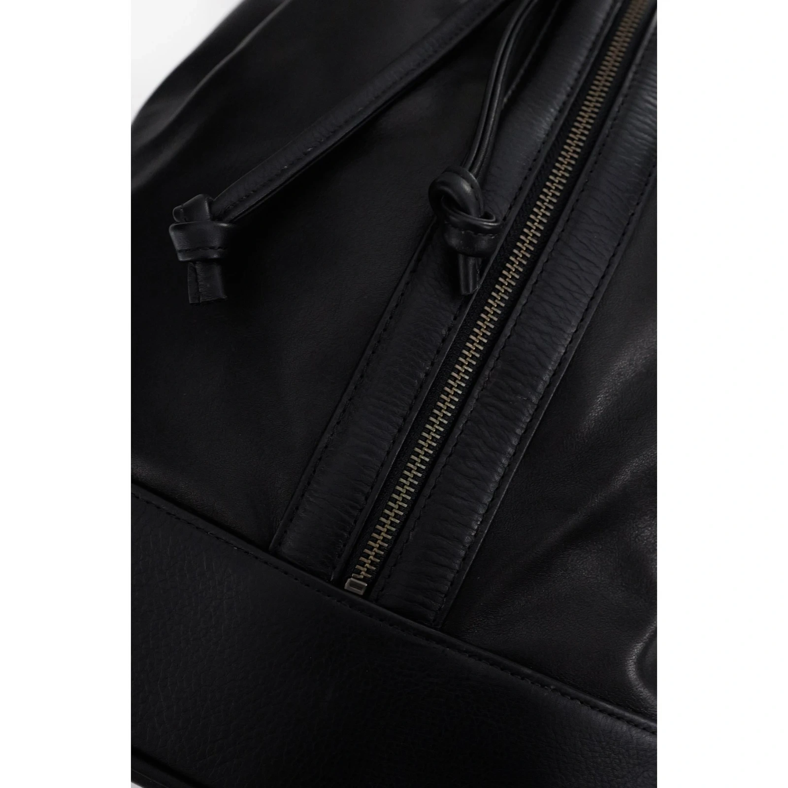 ISSEY MIYAKE Cartable en cuir Noir vintage, passéist — photo 4