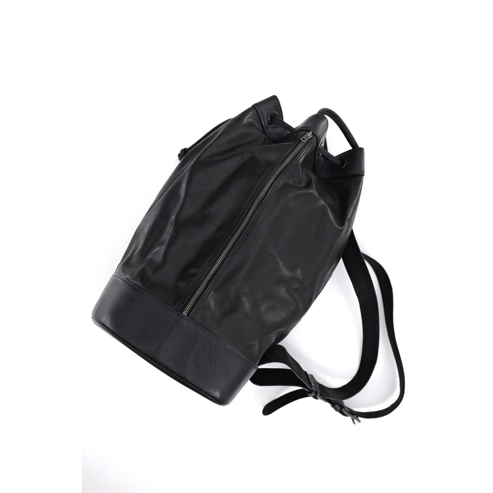 ISSEY MIYAKE Cartable en cuir Noir vintage, passéist — photo 8