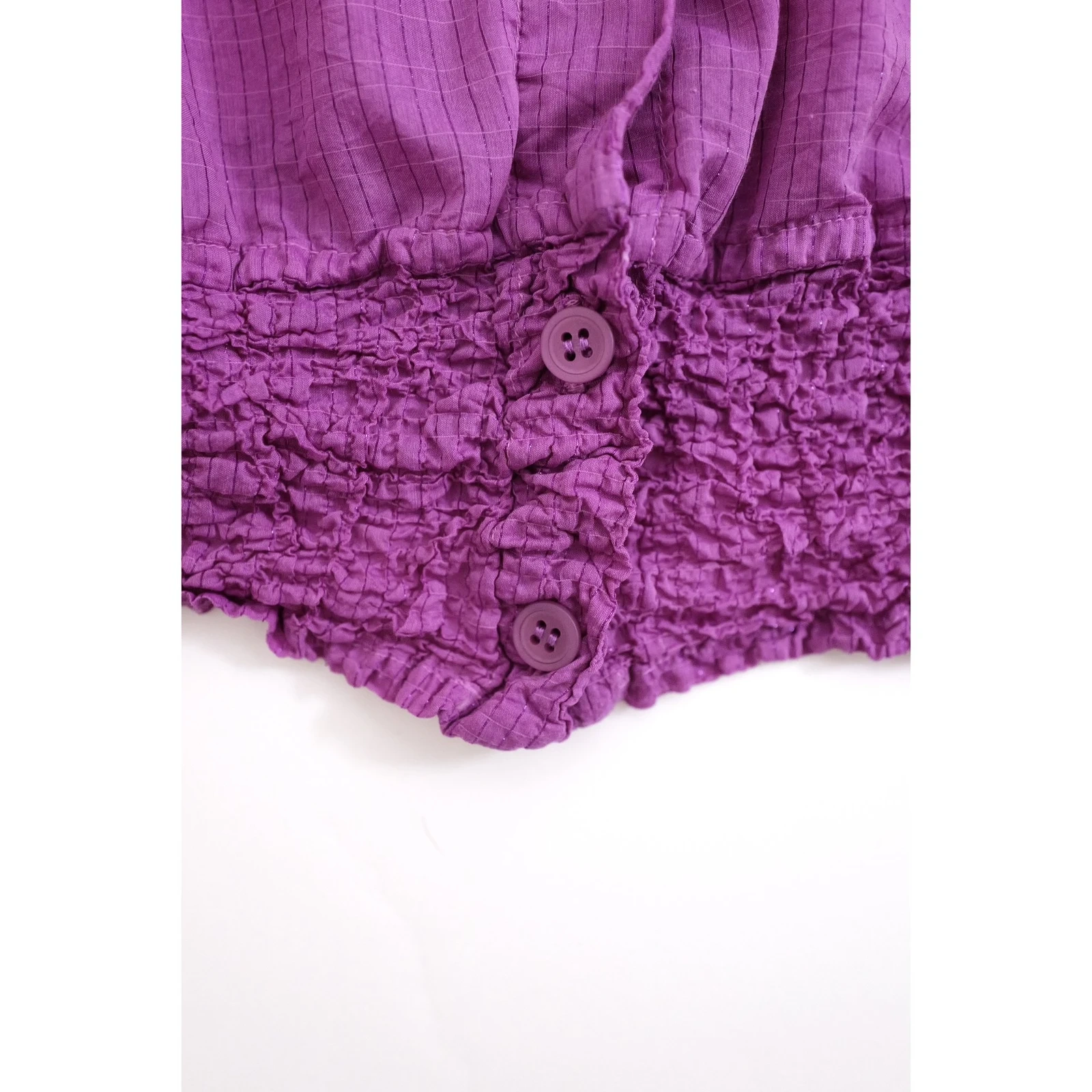 ISSEY MIYAKE Robe mi-longue Violet vintage, passéist — photo 11