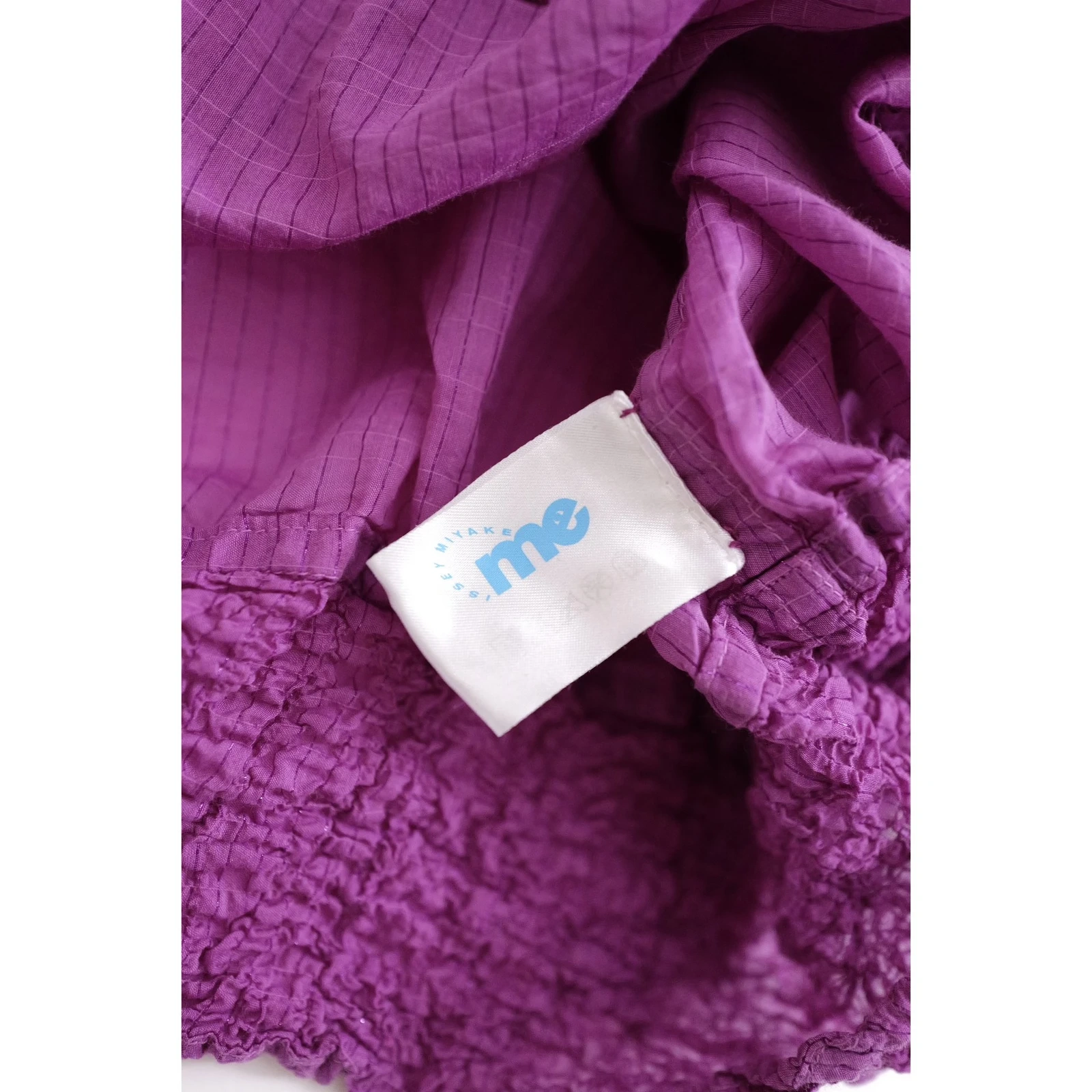 ISSEY MIYAKE Robe mi-longue Violet vintage, passéist — photo 13