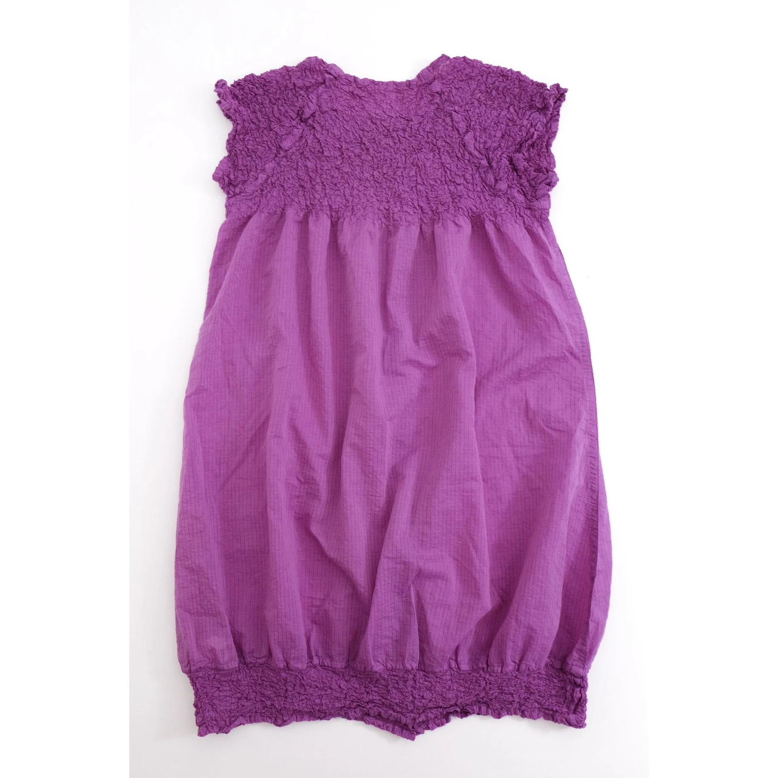 ISSEY MIYAKE Robe mi-longue Violet vintage, passéist — photo 14