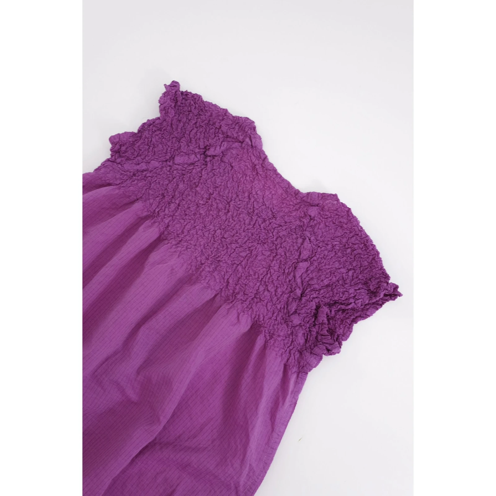 ISSEY MIYAKE Robe mi-longue Violet vintage, passéist — photo 15