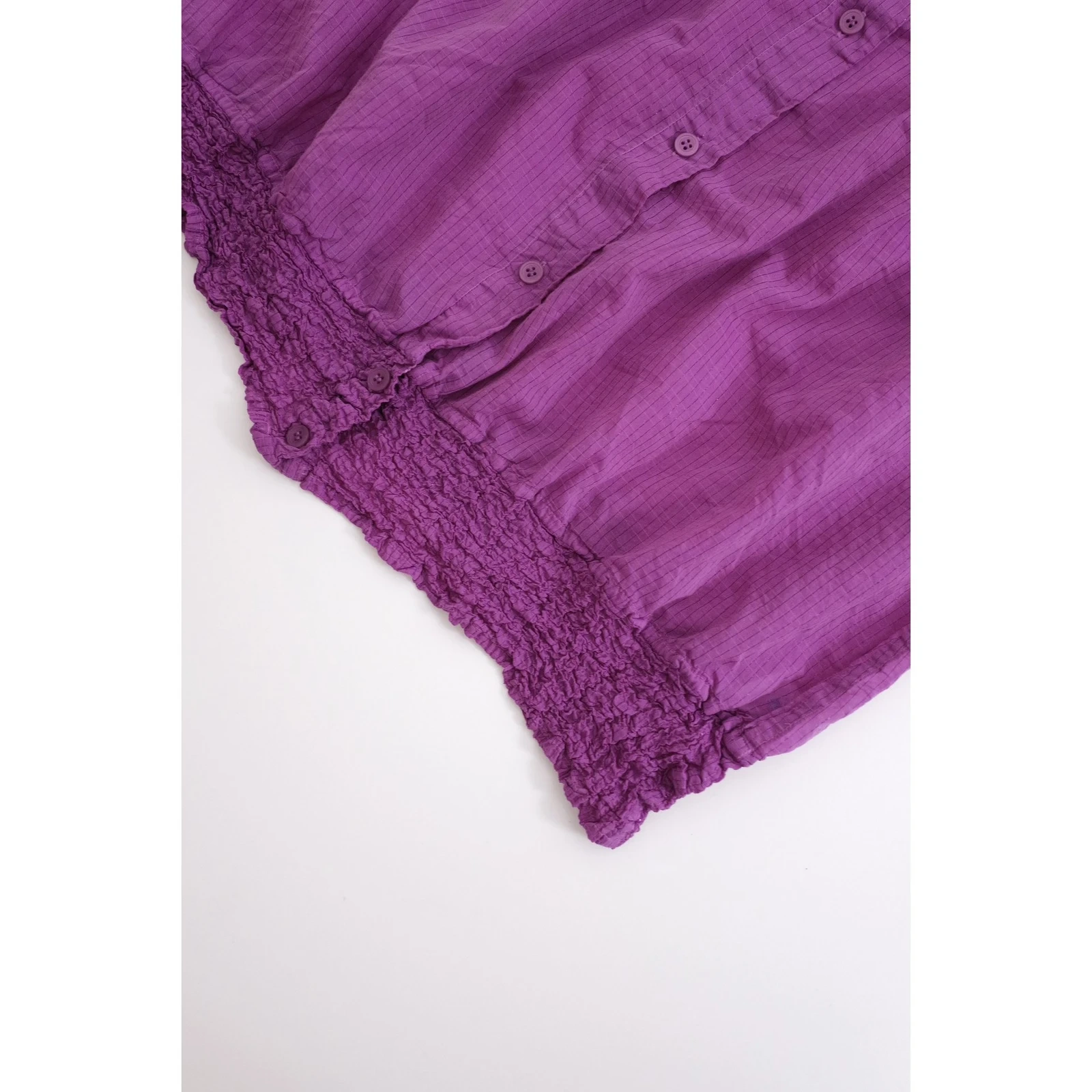 ISSEY MIYAKE Robe mi-longue Violet vintage, passéist — photo 4