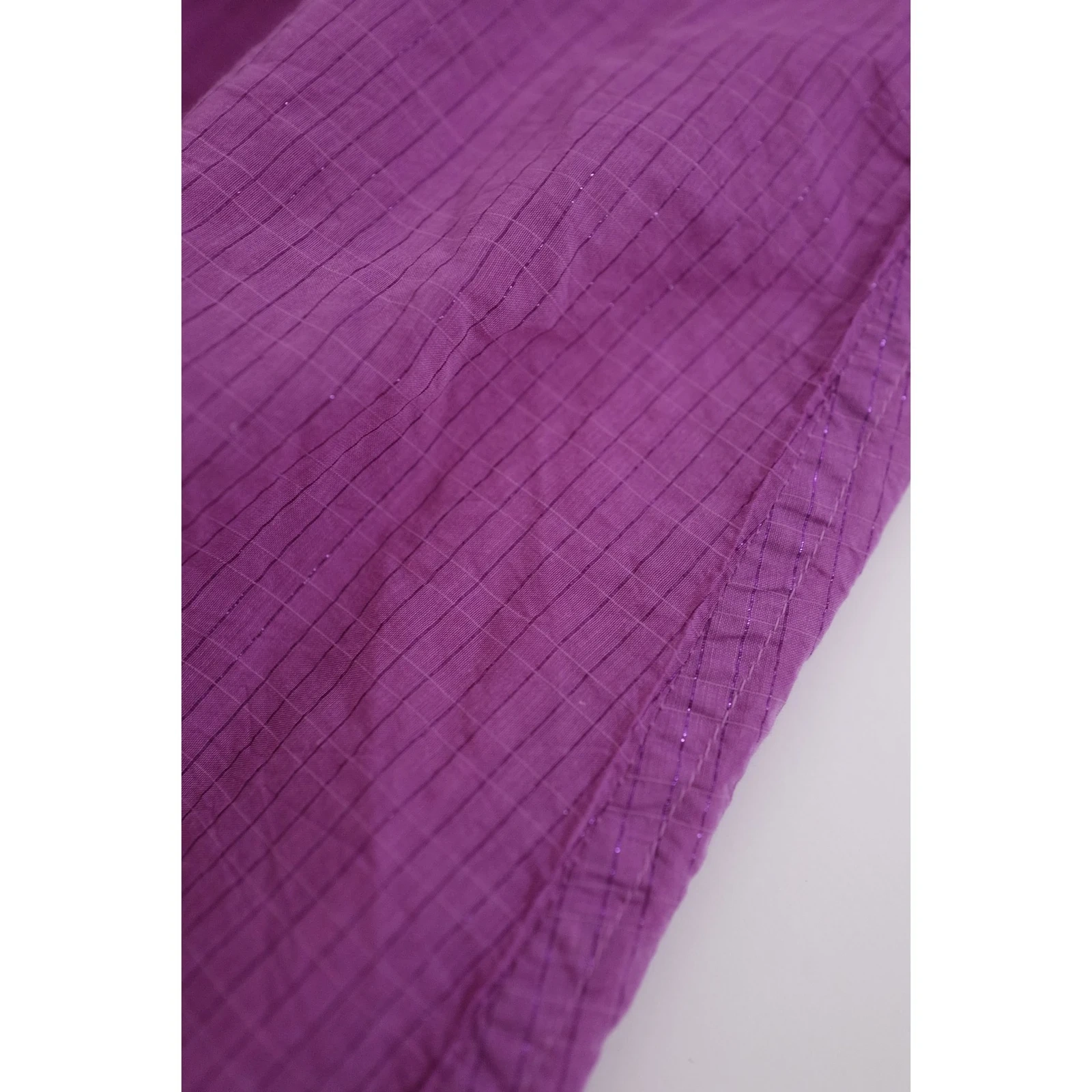 ISSEY MIYAKE Robe mi-longue Violet vintage, passéist — photo 7