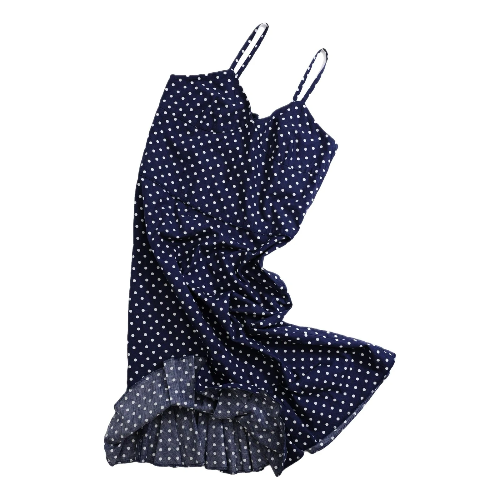 COMME DES GARÇONS Robe mi-longue Marine vintage, passéist — photo 1