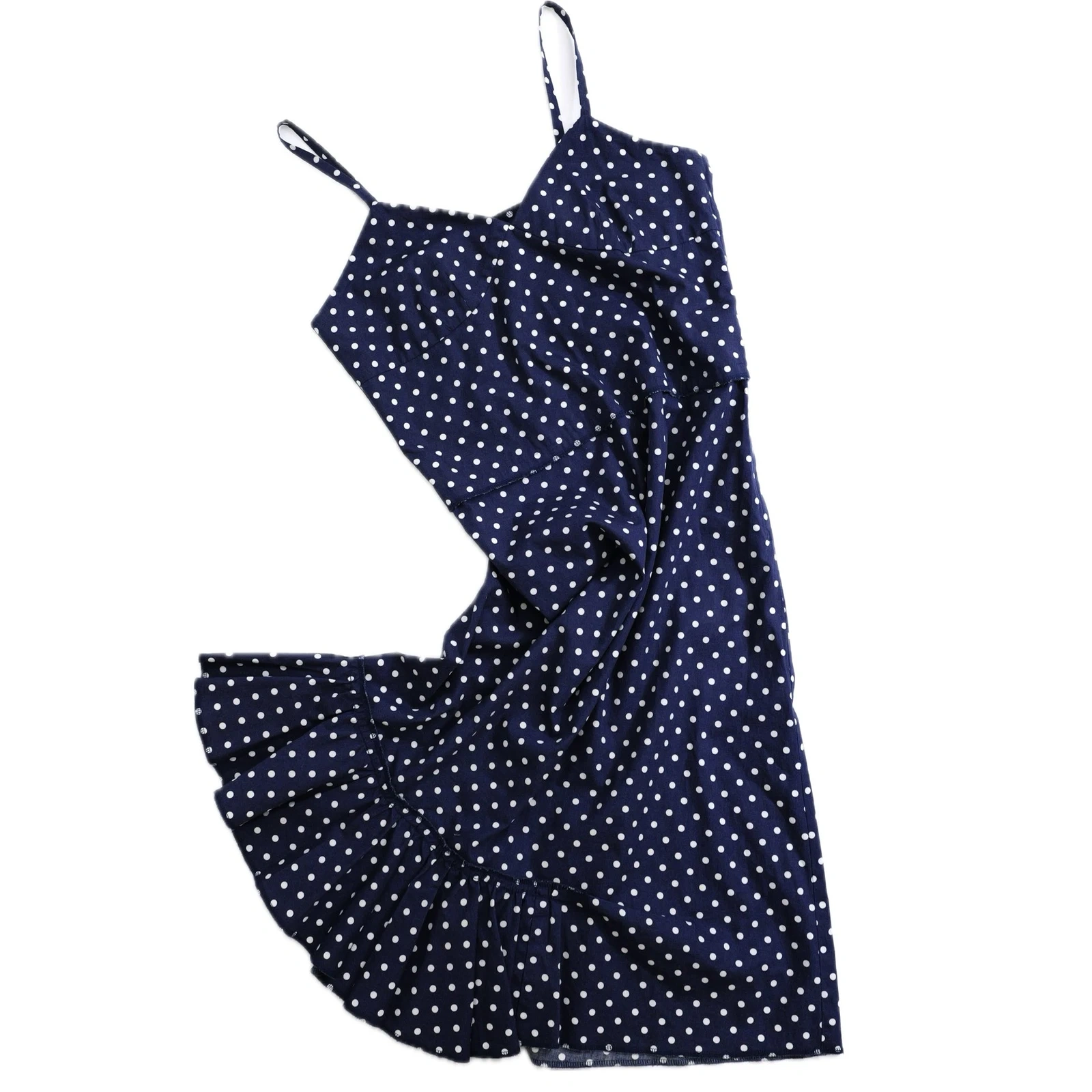 COMME DES GARÇONS Robe mi-longue Marine vintage, passéist — photo 2