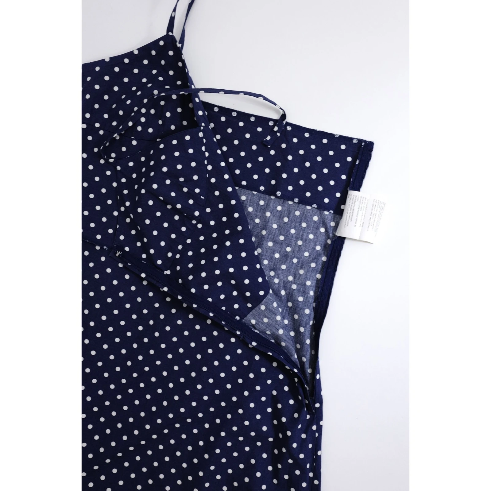 COMME DES GARÇONS Robe mi-longue Marine vintage, passéist — photo 14