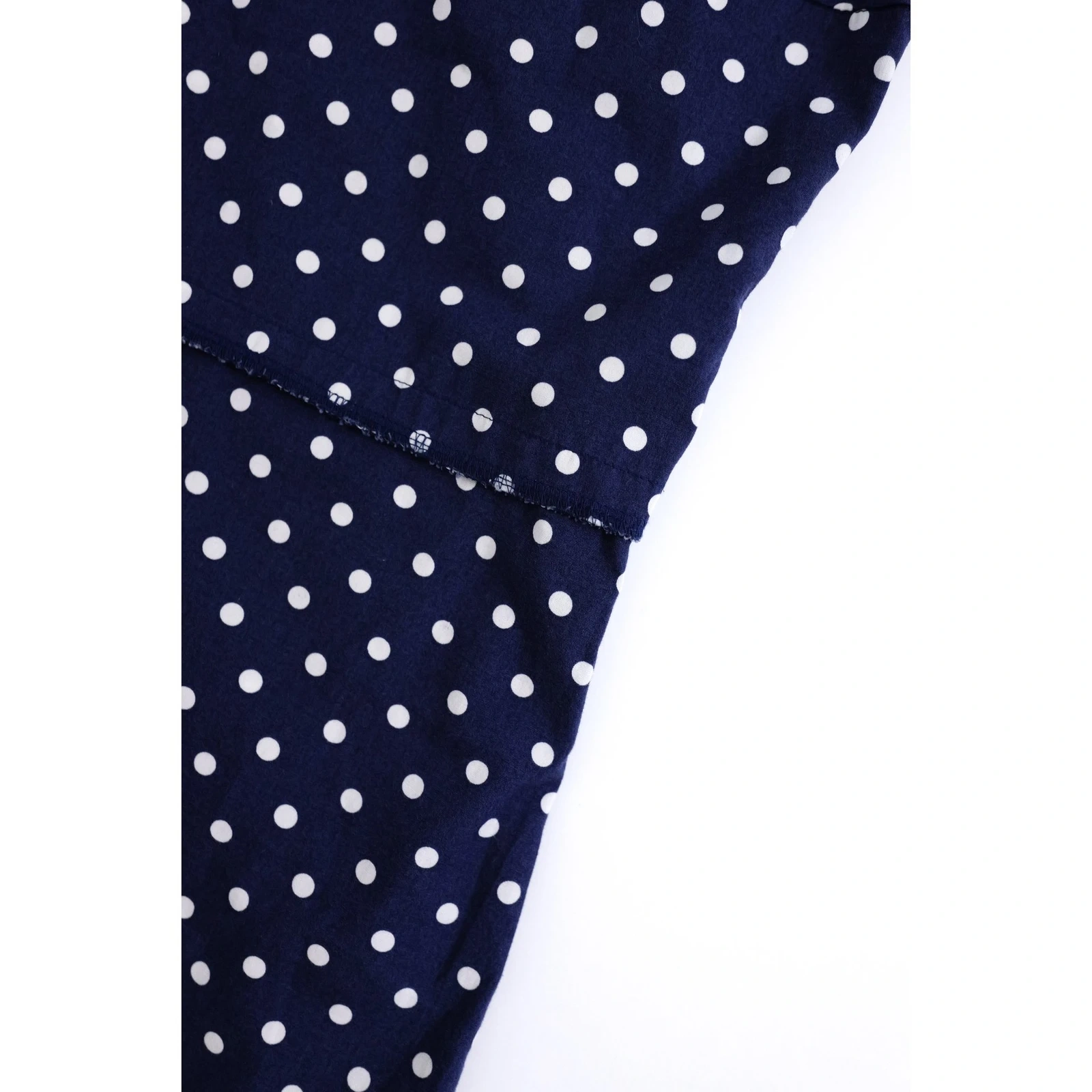 COMME DES GARÇONS Robe mi-longue Marine vintage, passéist — photo 10