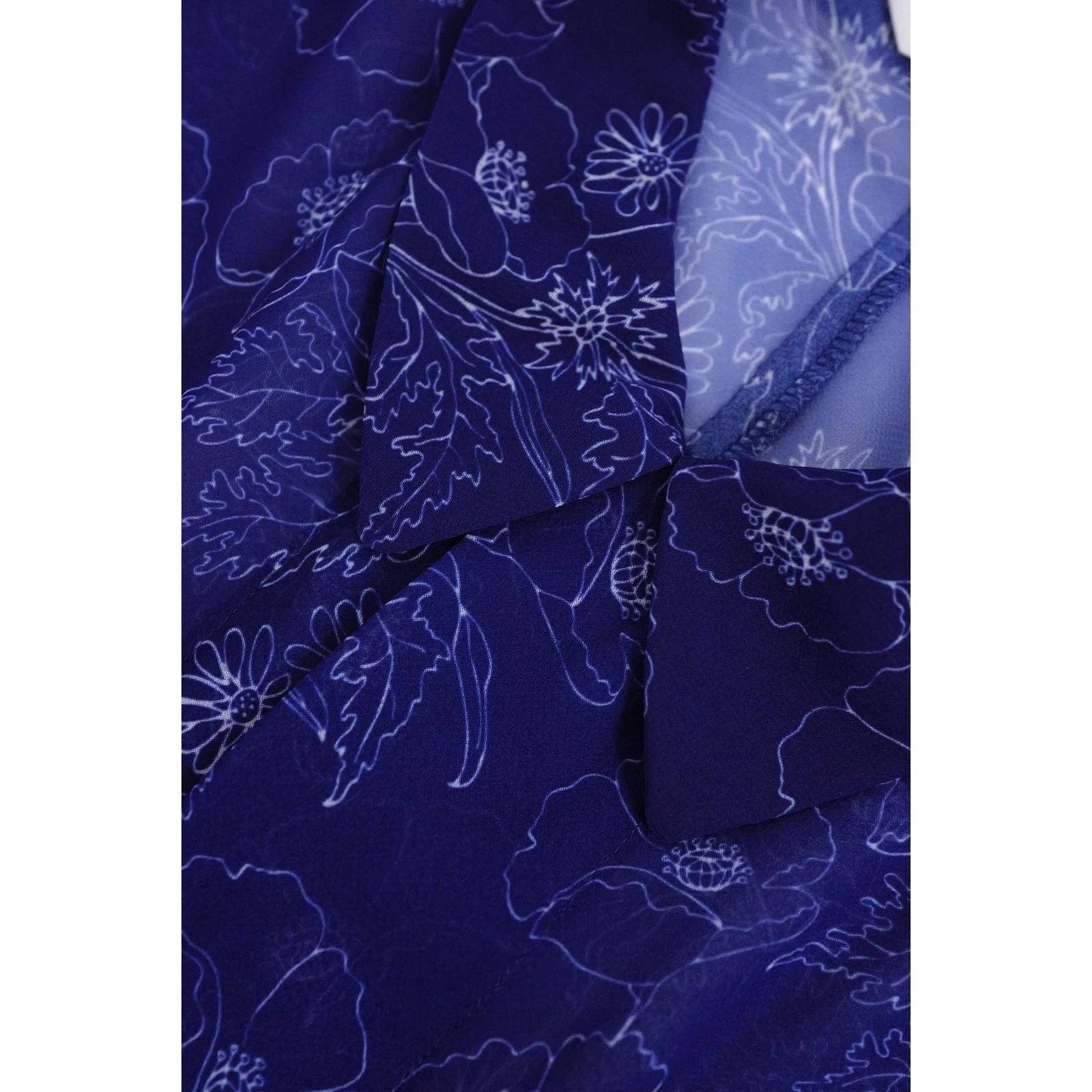 COMME DES GARÇONS Robe longue Marine vintage, passéist — photo 6