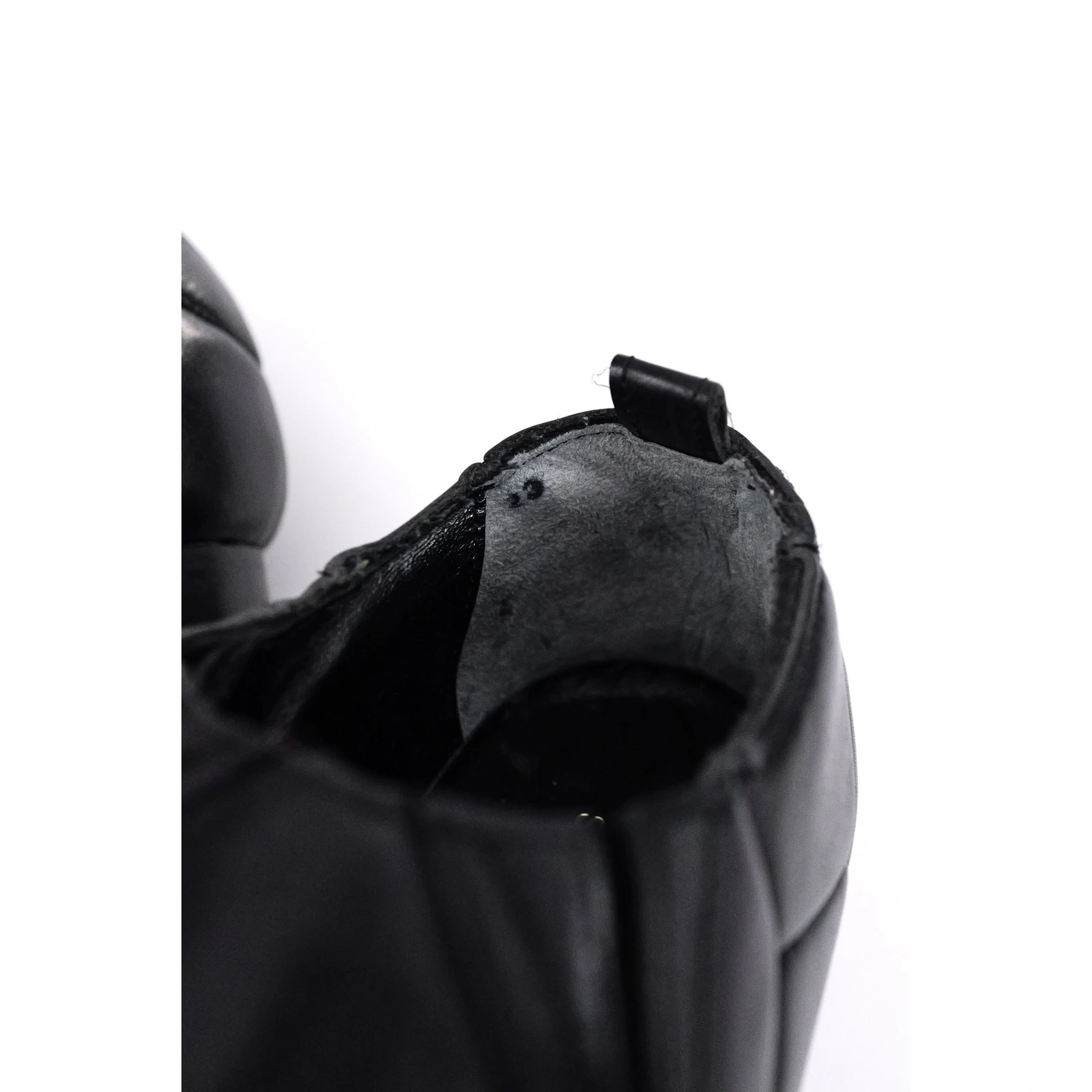 COMME DES GARÇONS Ballerines en cuir Noir vintage, passéist — photo 13