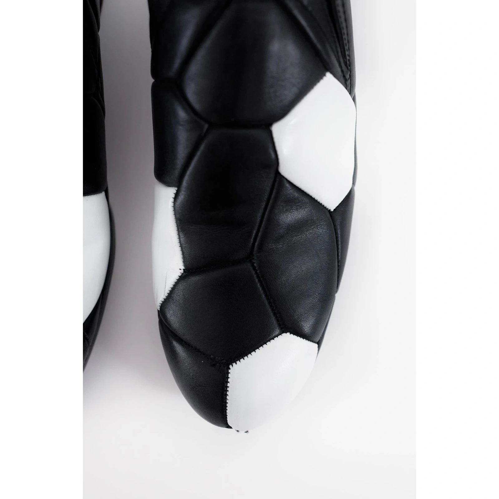 COMME DES GARÇONS Ballerines en cuir Noir vintage, passéist — photo 10