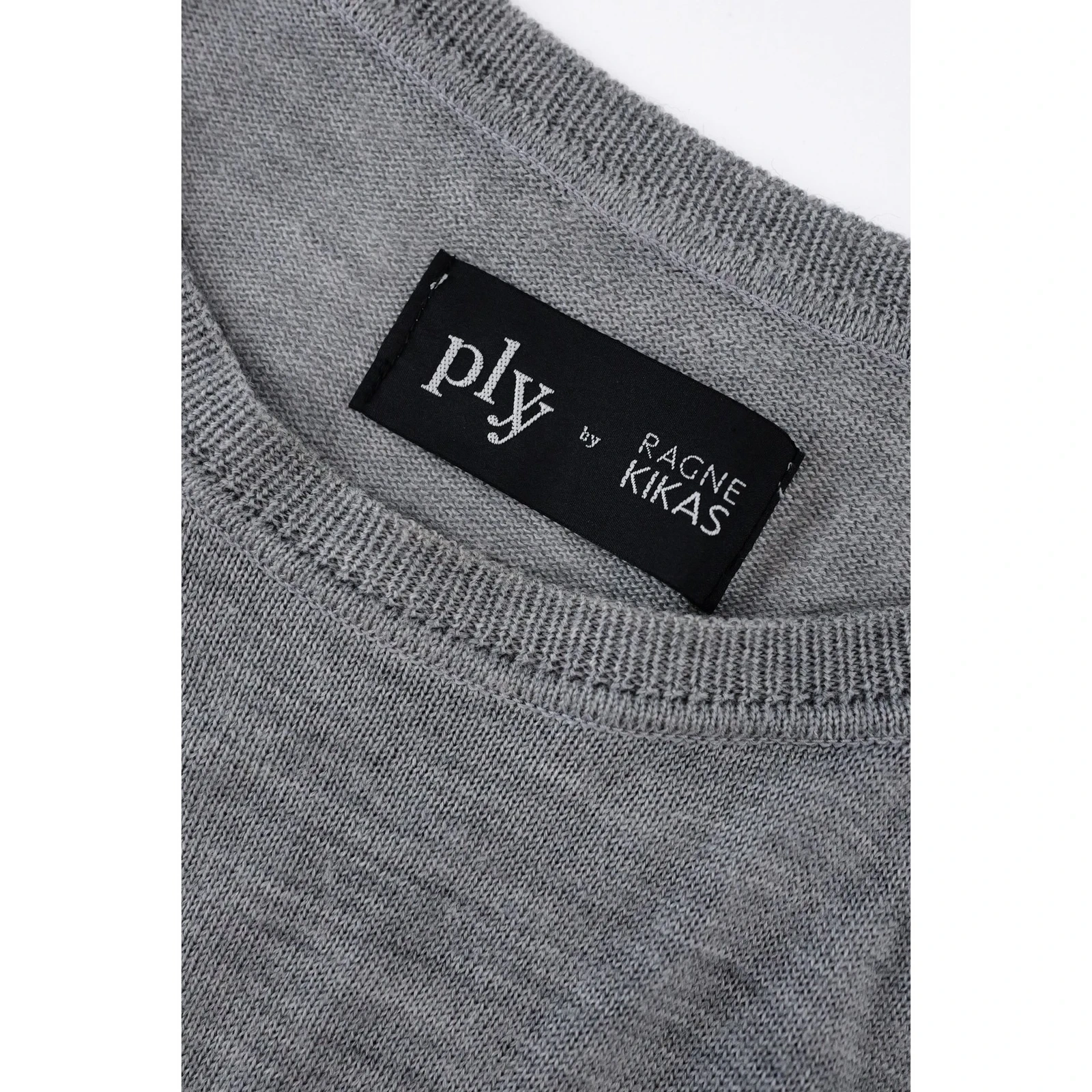 YOHJI YAMAMOTO Gilet long en laine Gris vintage, passéist — photo 5