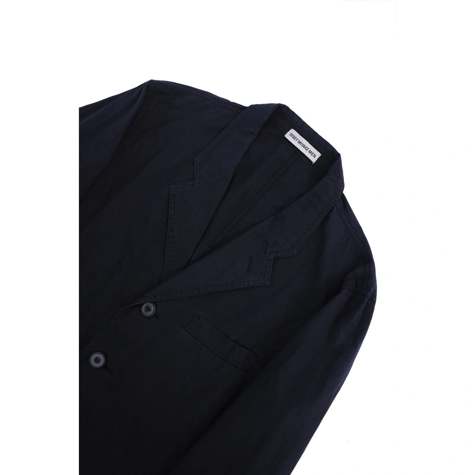 ISSEY MIYAKE Gilet Marine vintage, passéist — photo 2