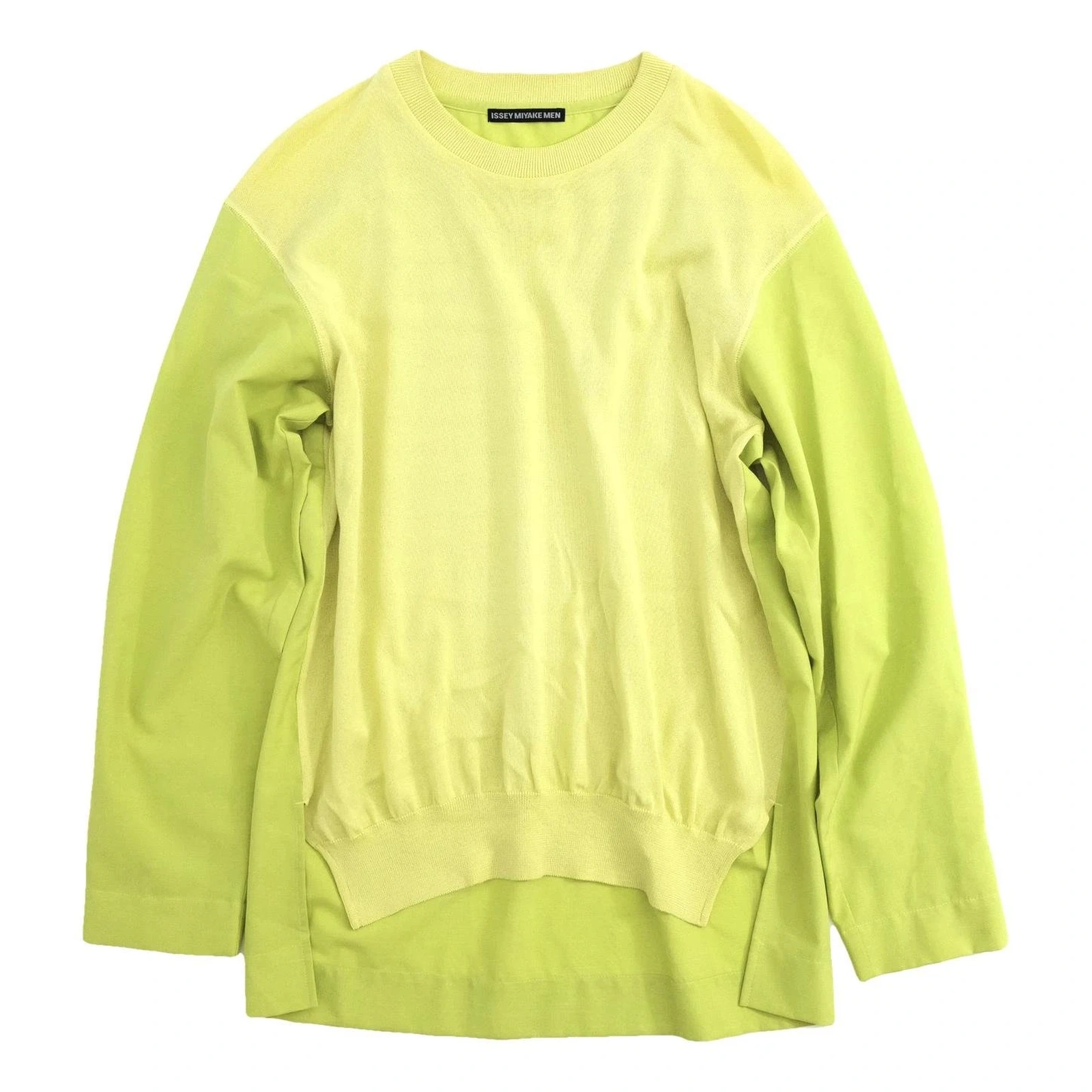 ISSEY MIYAKE Pull Jaune vintage, passéist — photo 1
