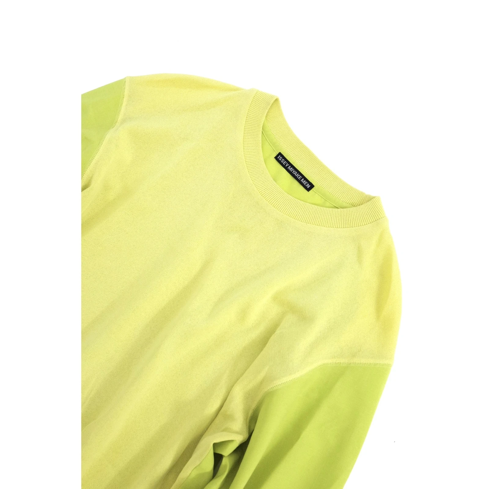 ISSEY MIYAKE Pull Jaune vintage, passéist — photo 2