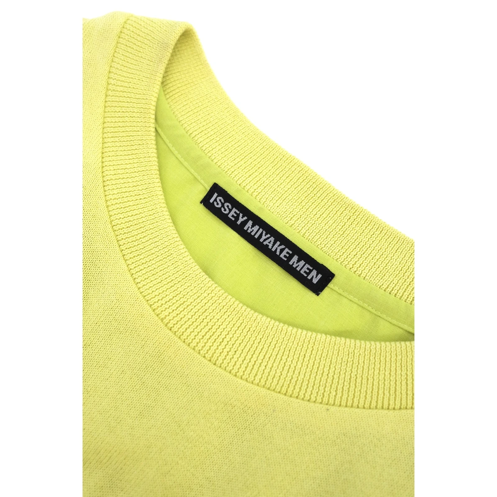 ISSEY MIYAKE Pull Jaune vintage, passéist — photo 3