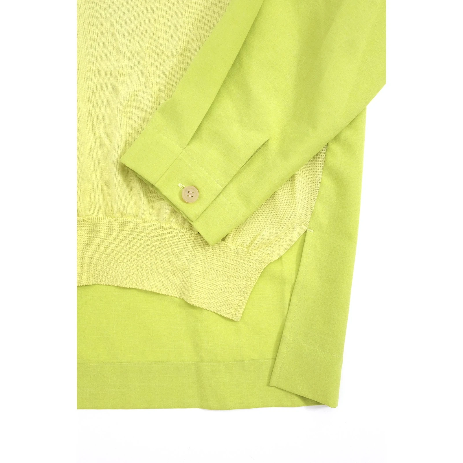 ISSEY MIYAKE Pull Jaune vintage, passéist — photo 6