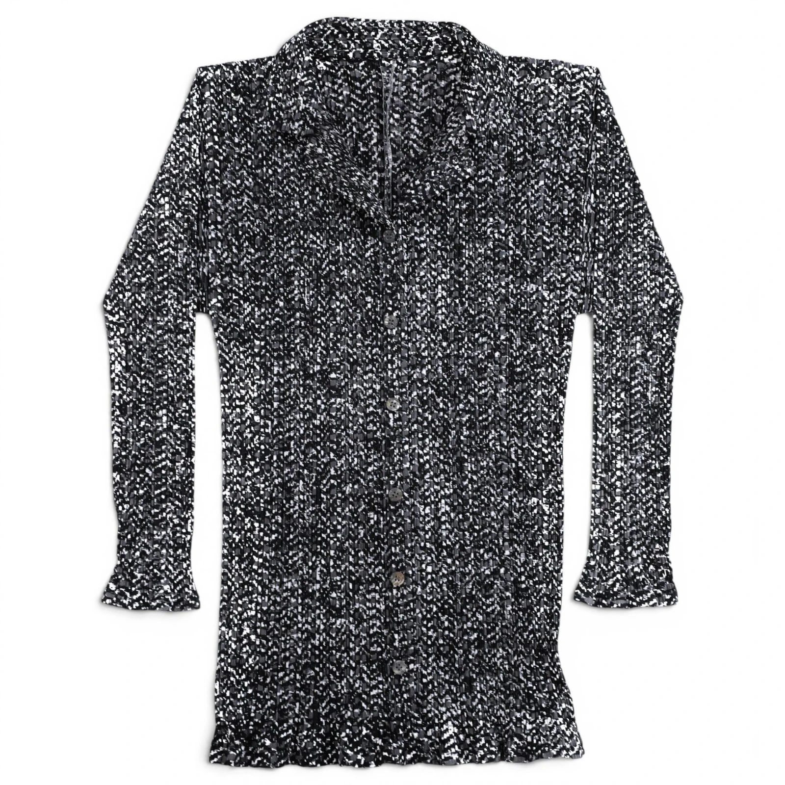 ISSEY MIYAKE Chemise Noir vintage, passéist — photo 1