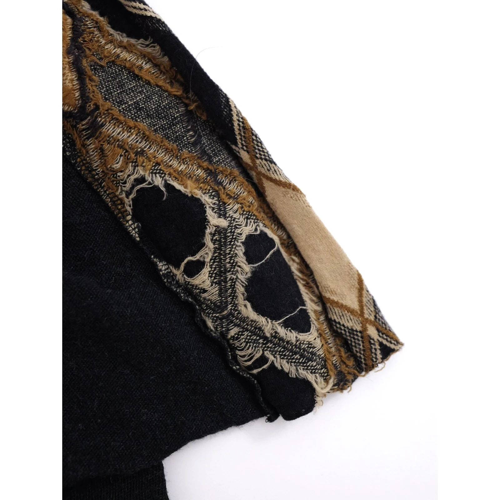 YOHJI YAMAMOTO Cardigan en laine Anthracite vintage, passéist — photo 11