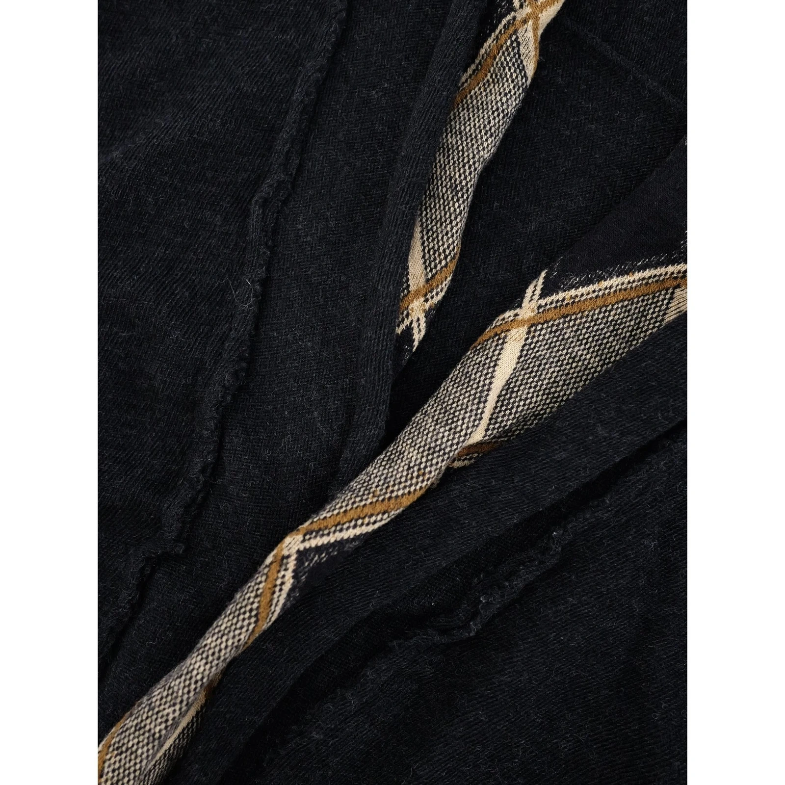 YOHJI YAMAMOTO Cardigan en laine Anthracite vintage, passéist — photo 6