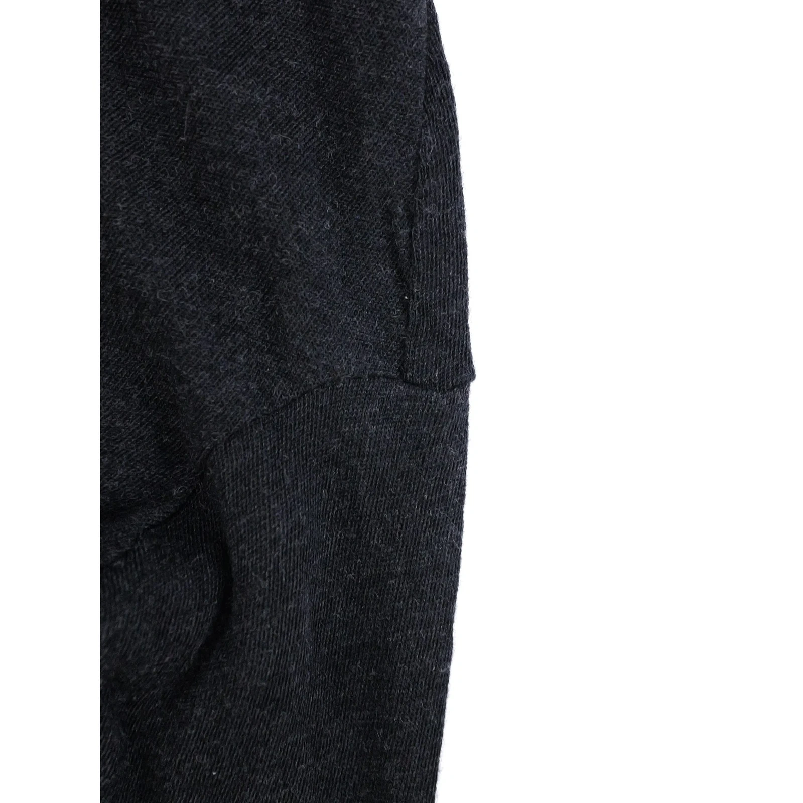 YOHJI YAMAMOTO Cardigan en laine Anthracite vintage, passéist — photo 8