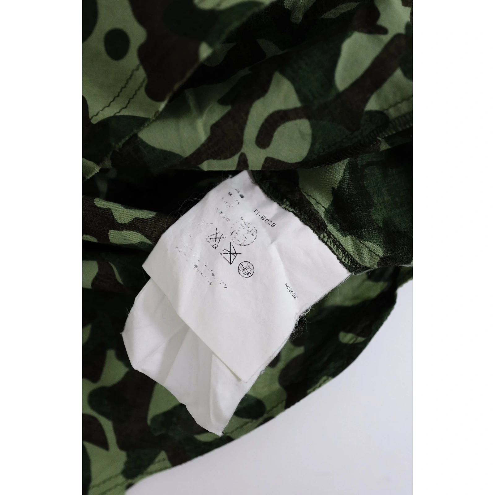 COMME DES GARÇONS Blouse Kaki vintage, passéist — photo 11