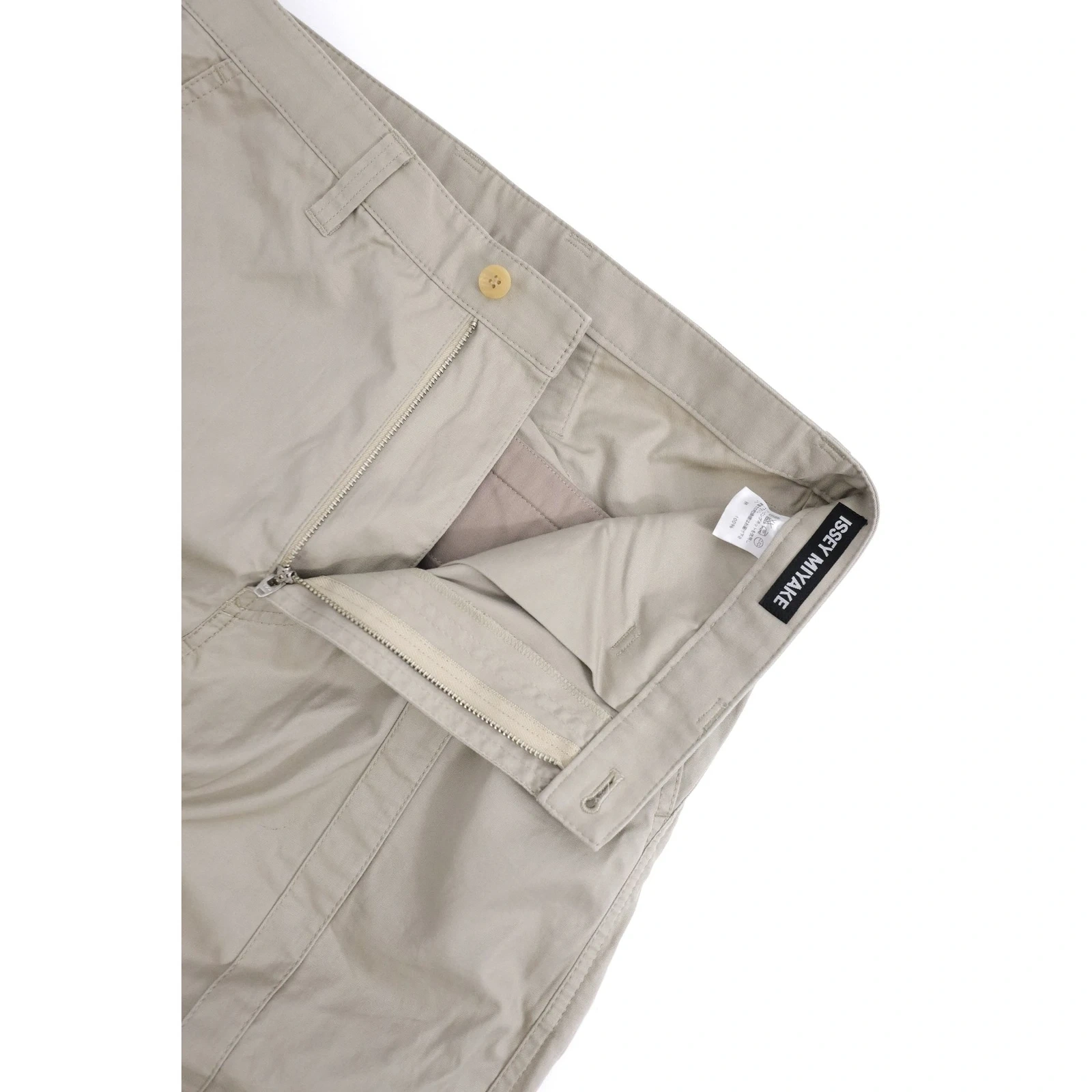 ISSEY MIYAKE Pantalon Beige vintage, passéist — photo 9