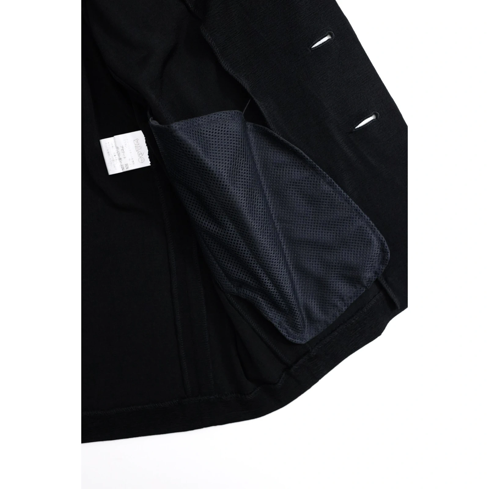 ISSEY MIYAKE Gilet Noir vintage, passéist — photo 9