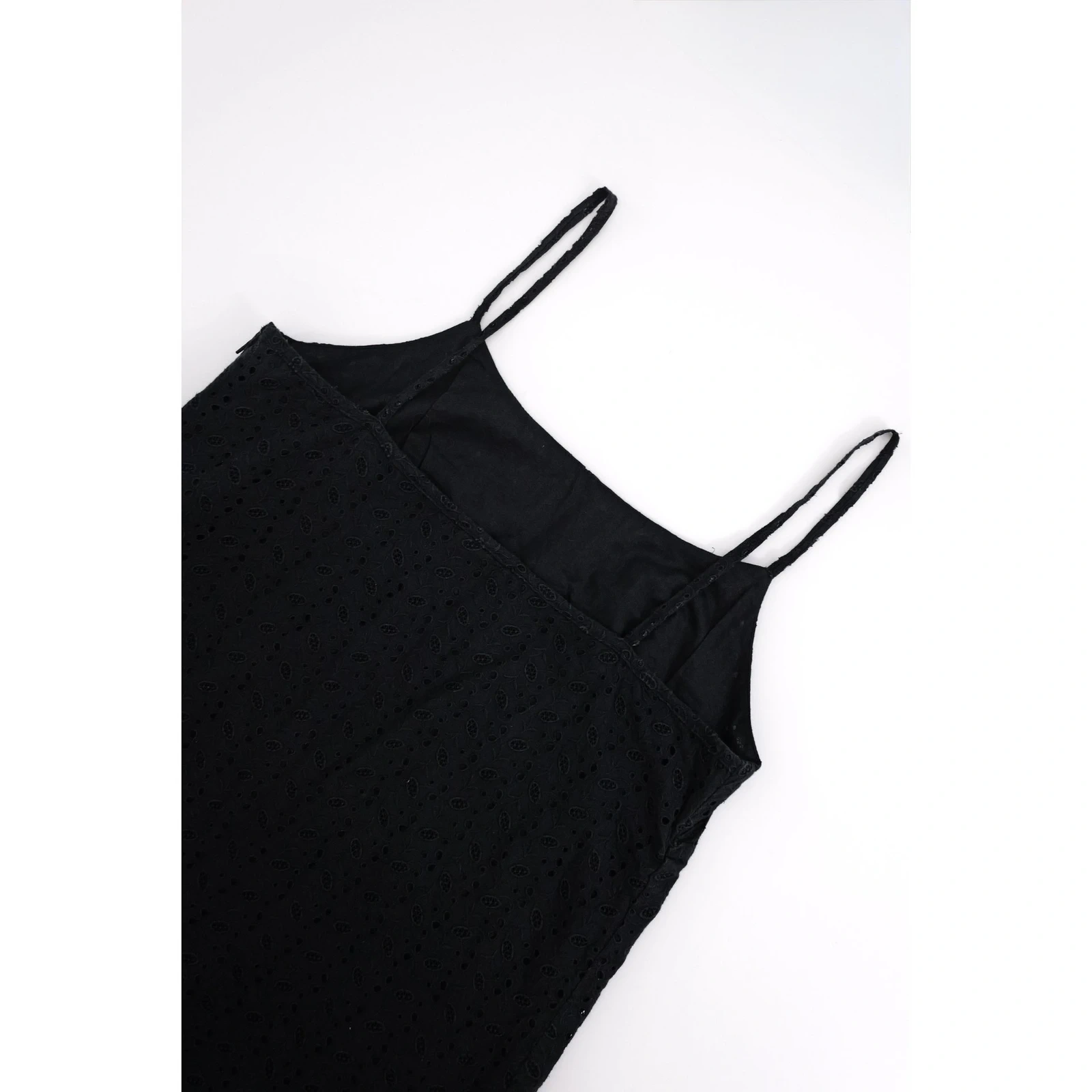 COMME DES GARÇONS Robe mi-longue Noir vintage, passéist — photo 15