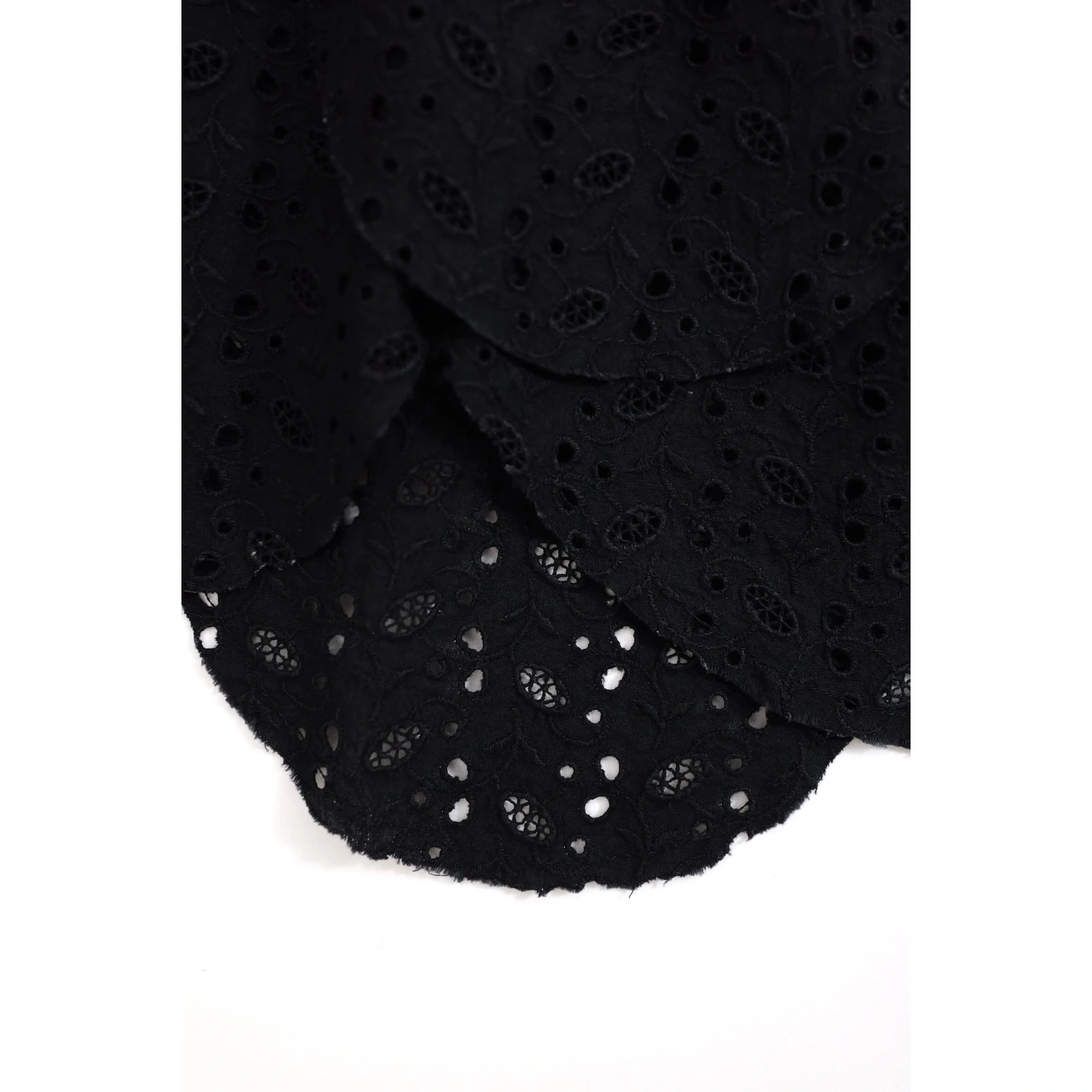 COMME DES GARÇONS Robe mi-longue Noir vintage, passéist — photo 8