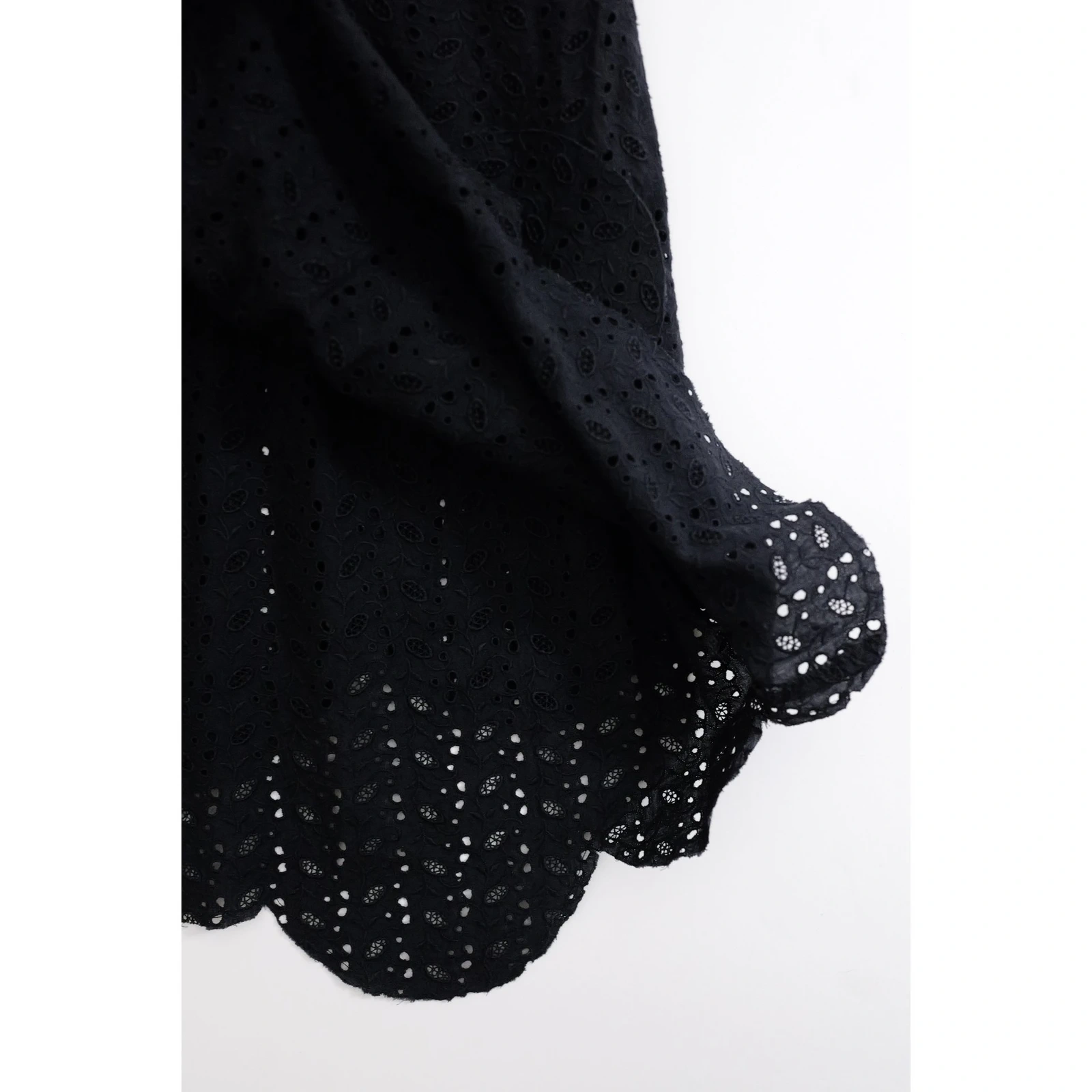 COMME DES GARÇONS Robe mi-longue Noir vintage, passéist — photo 10