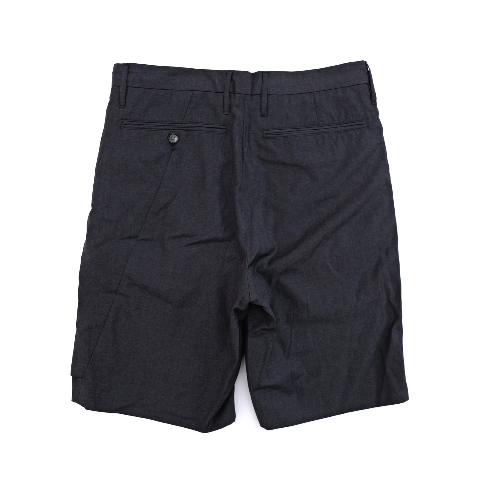 MAISON MIHARA YASUHIRO Short en laine Noir vintage, passéist — photo 11