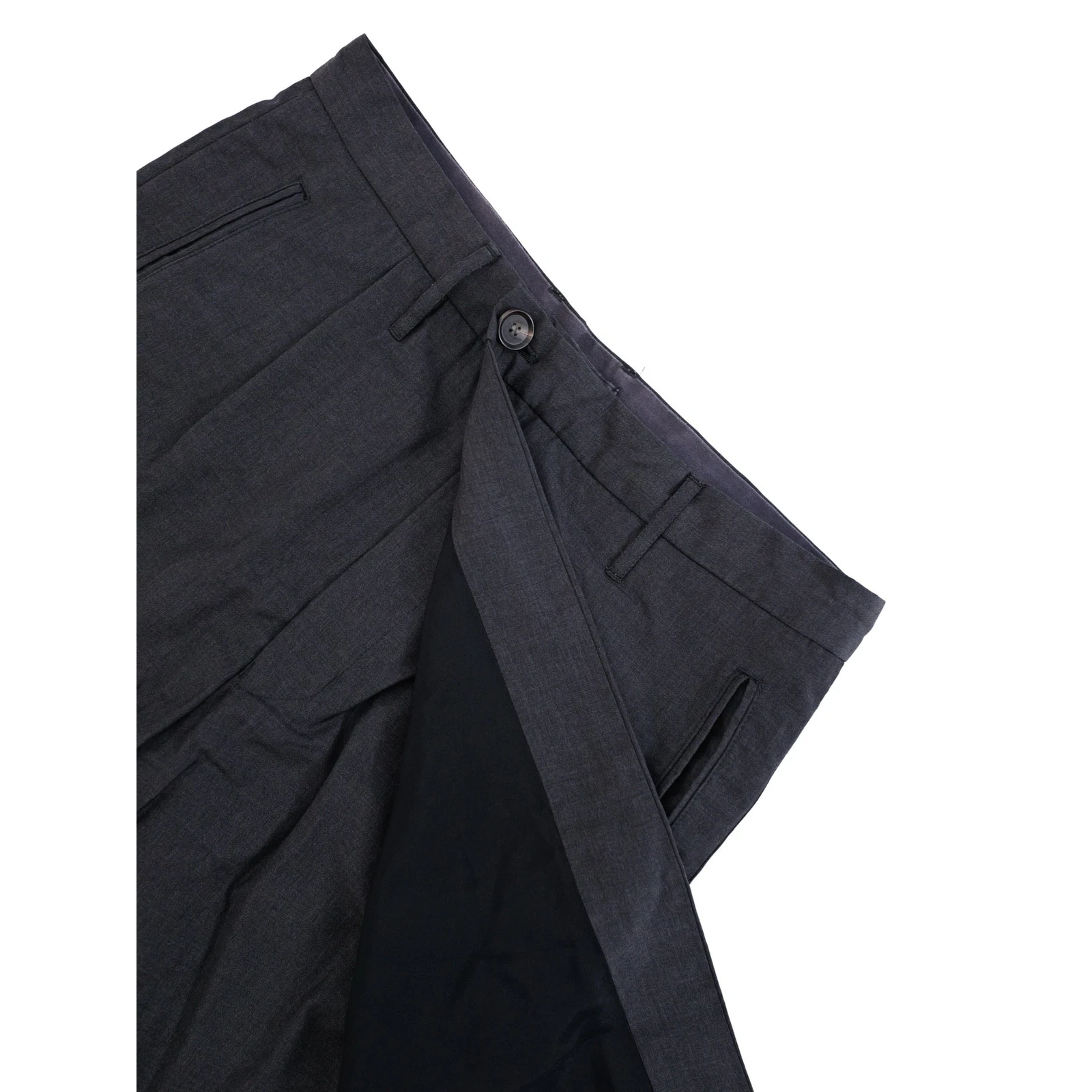 MAISON MIHARA YASUHIRO Short en laine Noir vintage, passéist — photo 3