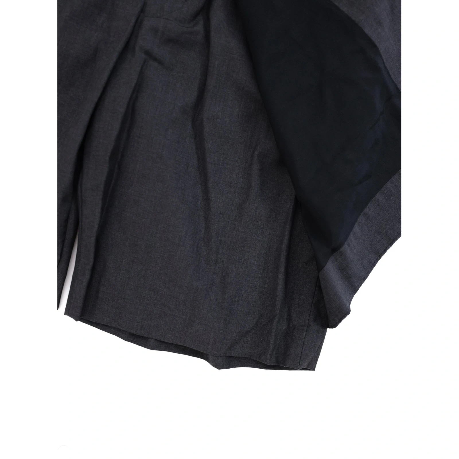 MAISON MIHARA YASUHIRO Short en laine Noir vintage, passéist — photo 4