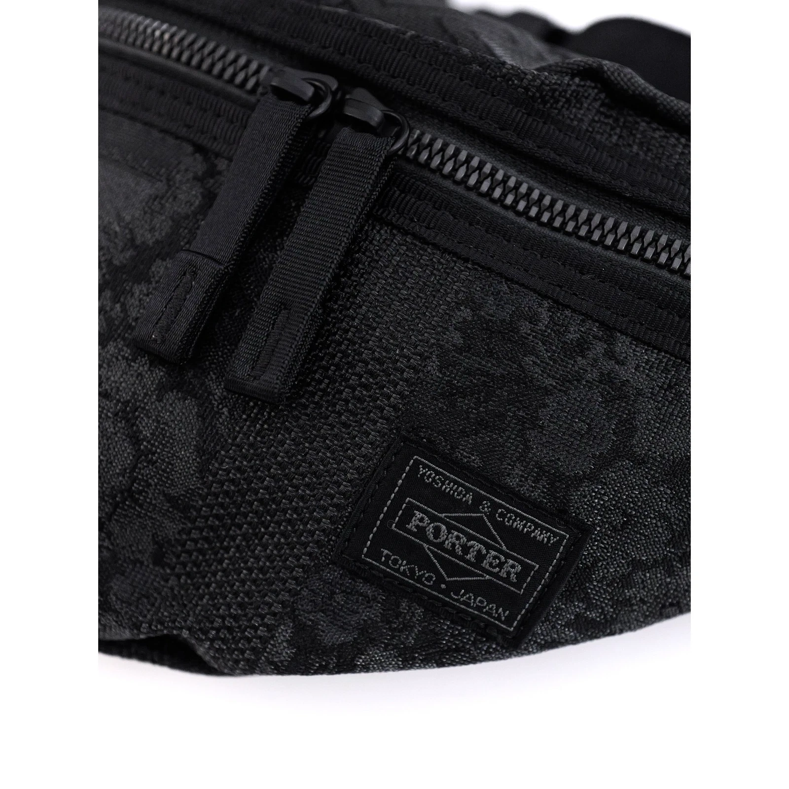 PORTER BY YOSHIDA KABAN Sac banane Anthracite vintage, passéist — photo 2