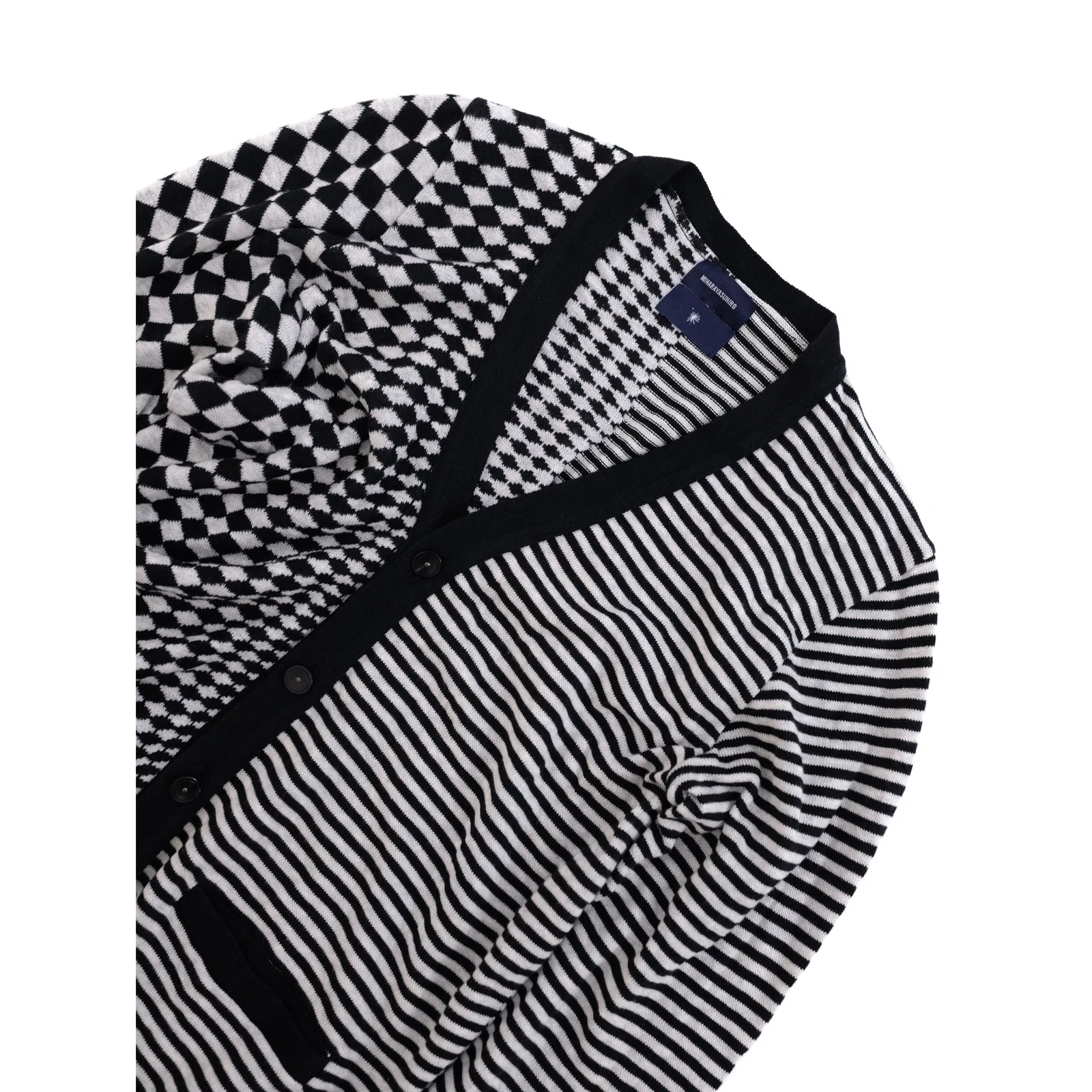 MAISON MIHARA YASUHIRO Cardigan Noir vintage, passéist — photo 2