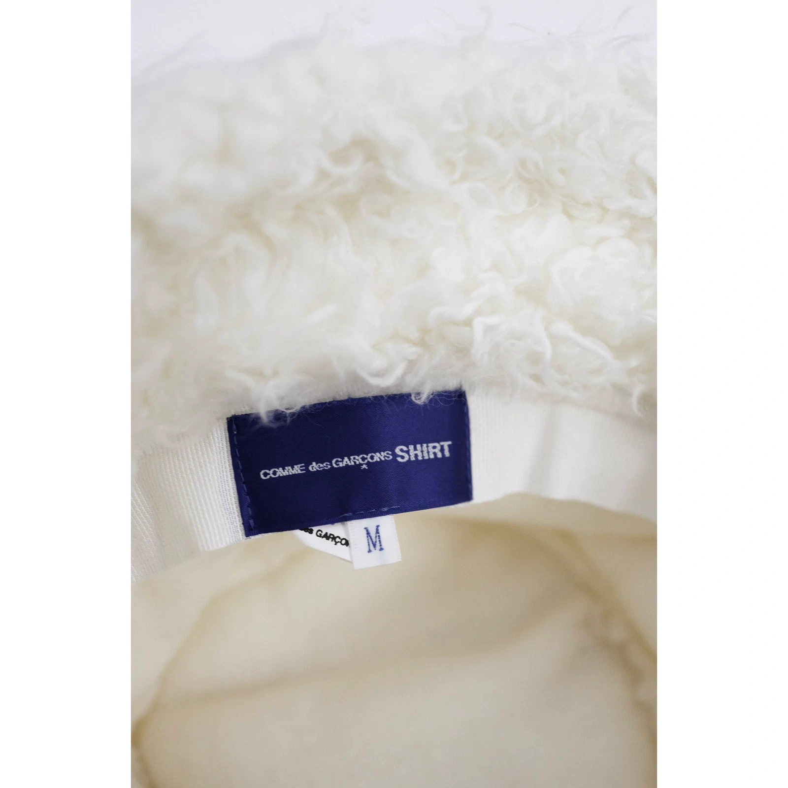 COMME DES GARÇONS Chapeau / bonnet Blanc vintage, passéist — photo 9