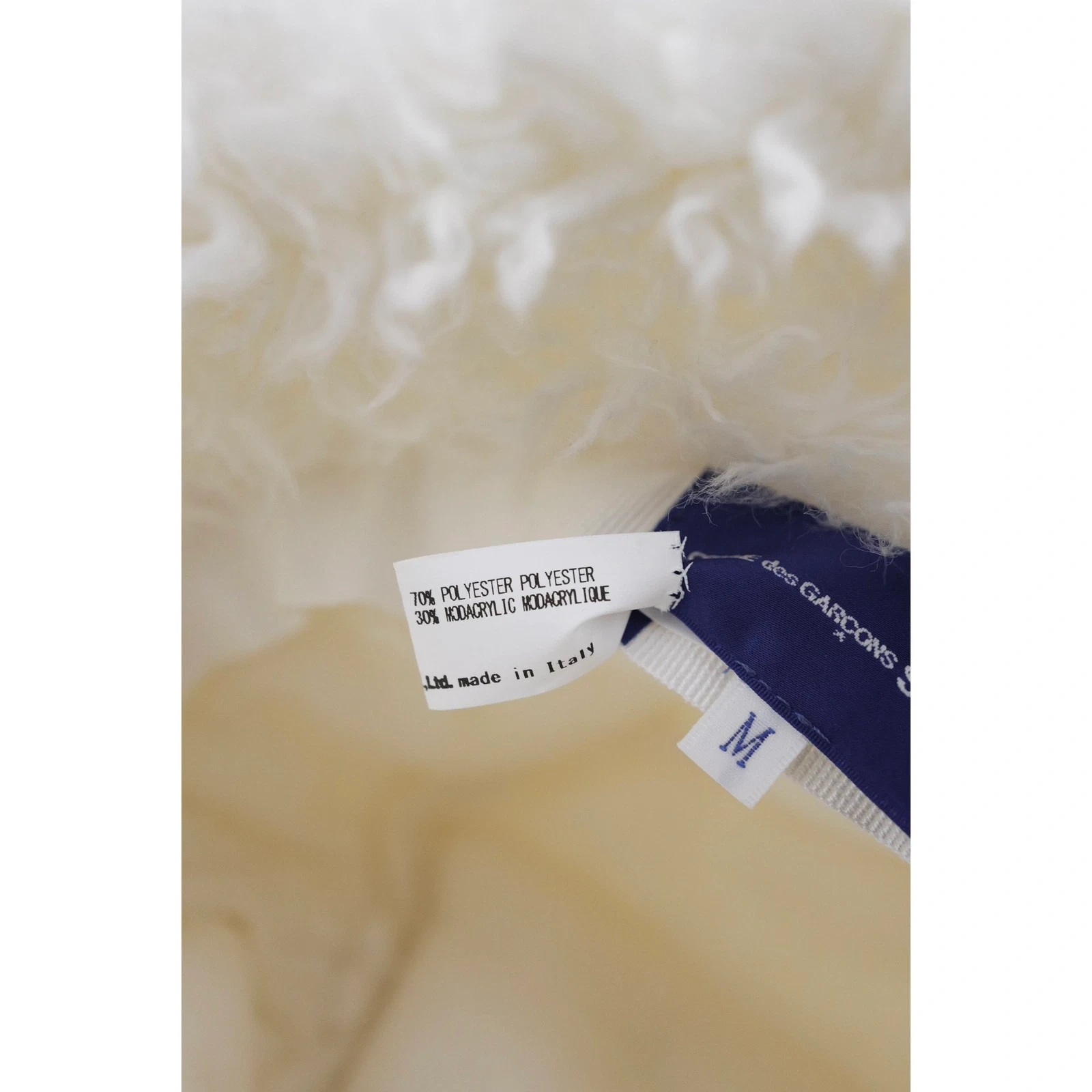 COMME DES GARÇONS Chapeau / bonnet Blanc vintage, passéist — photo 10
