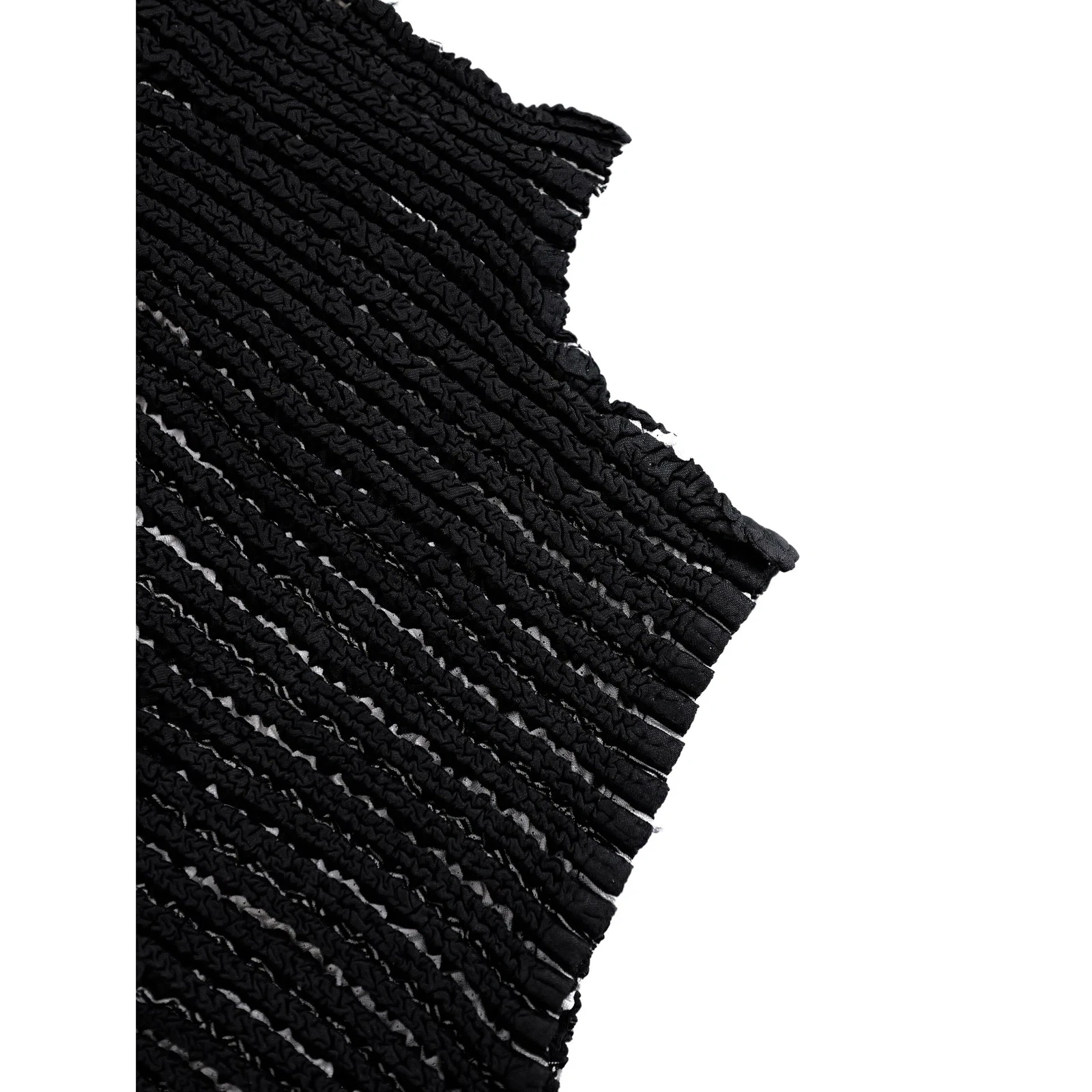 YOSHIKI HISHINUMA Blouse Noir vintage, passéist — photo 15