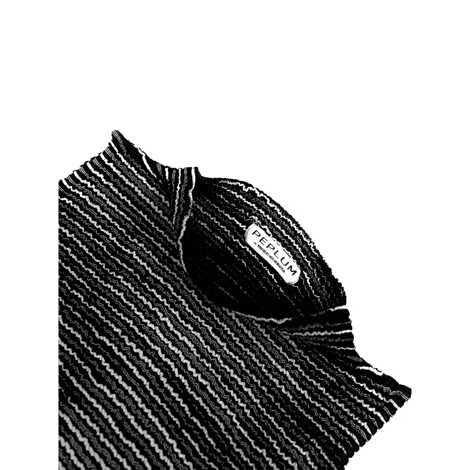 YOSHIKI HISHINUMA Blouse Noir vintage, passéist — photo 5