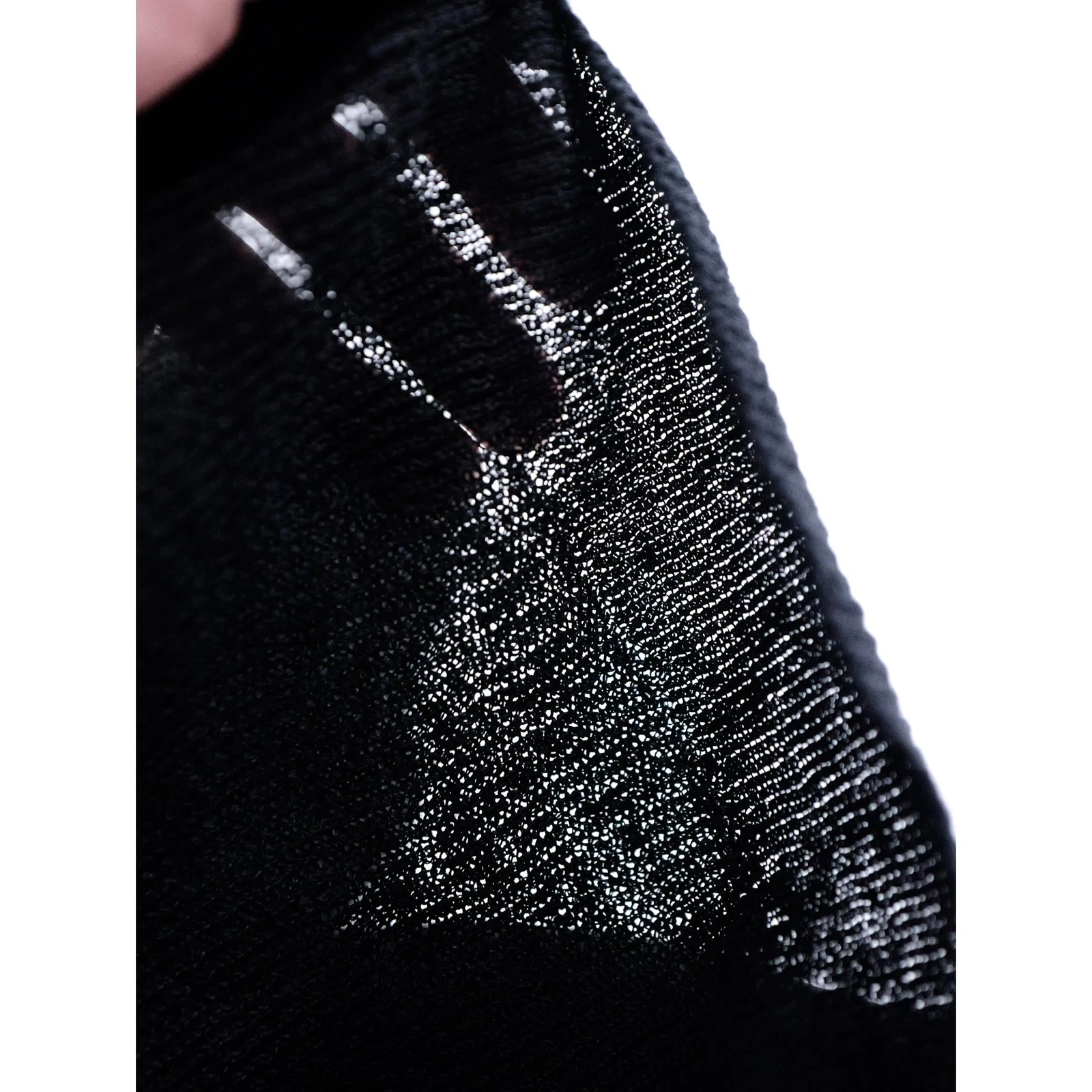 YOHJI YAMAMOTO Pull en lin Noir vintage, passéist — photo 9