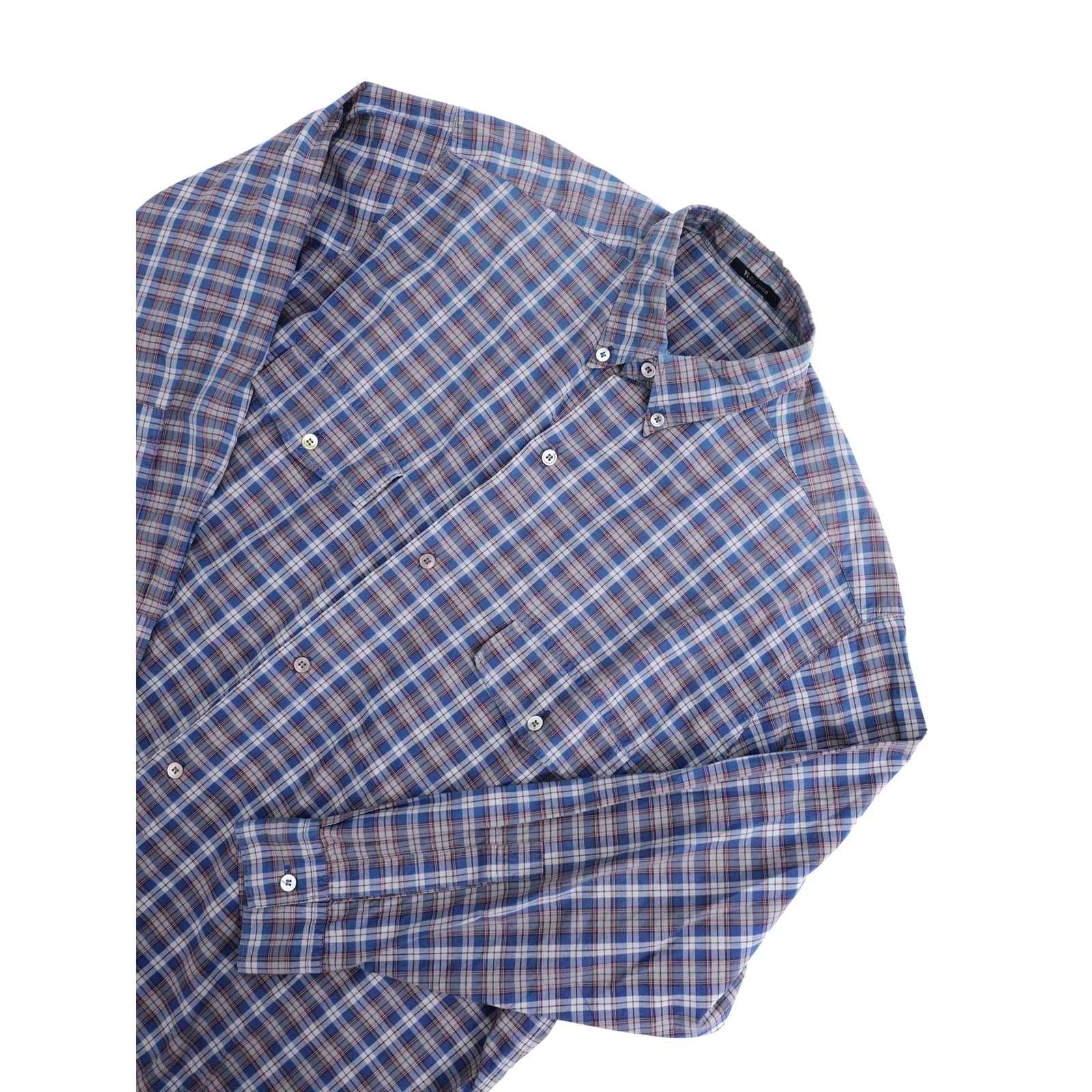 YOHJI YAMAMOTO Chemise Bleu vintage, passéist — photo 2