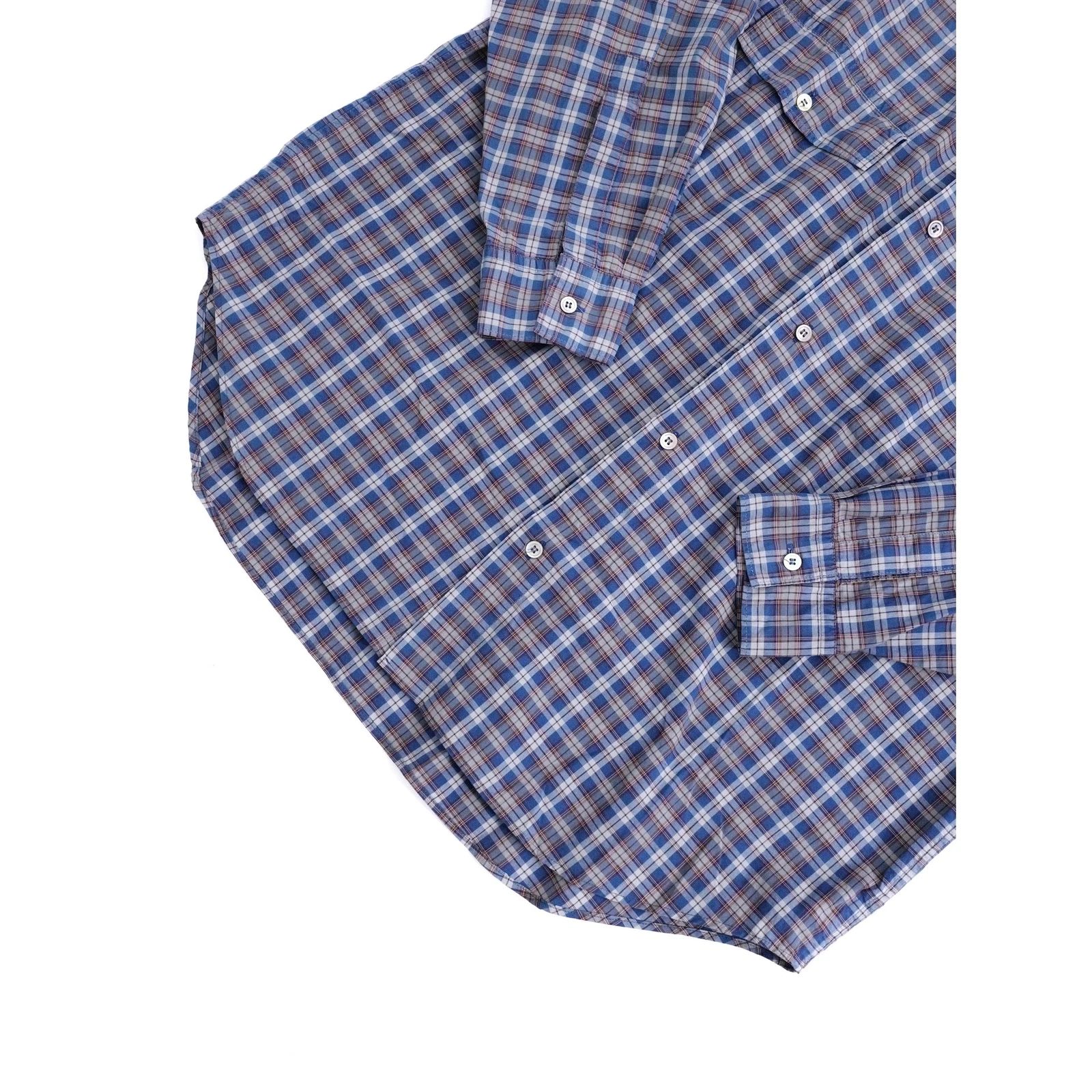YOHJI YAMAMOTO Chemise Bleu vintage, passéist — photo 3