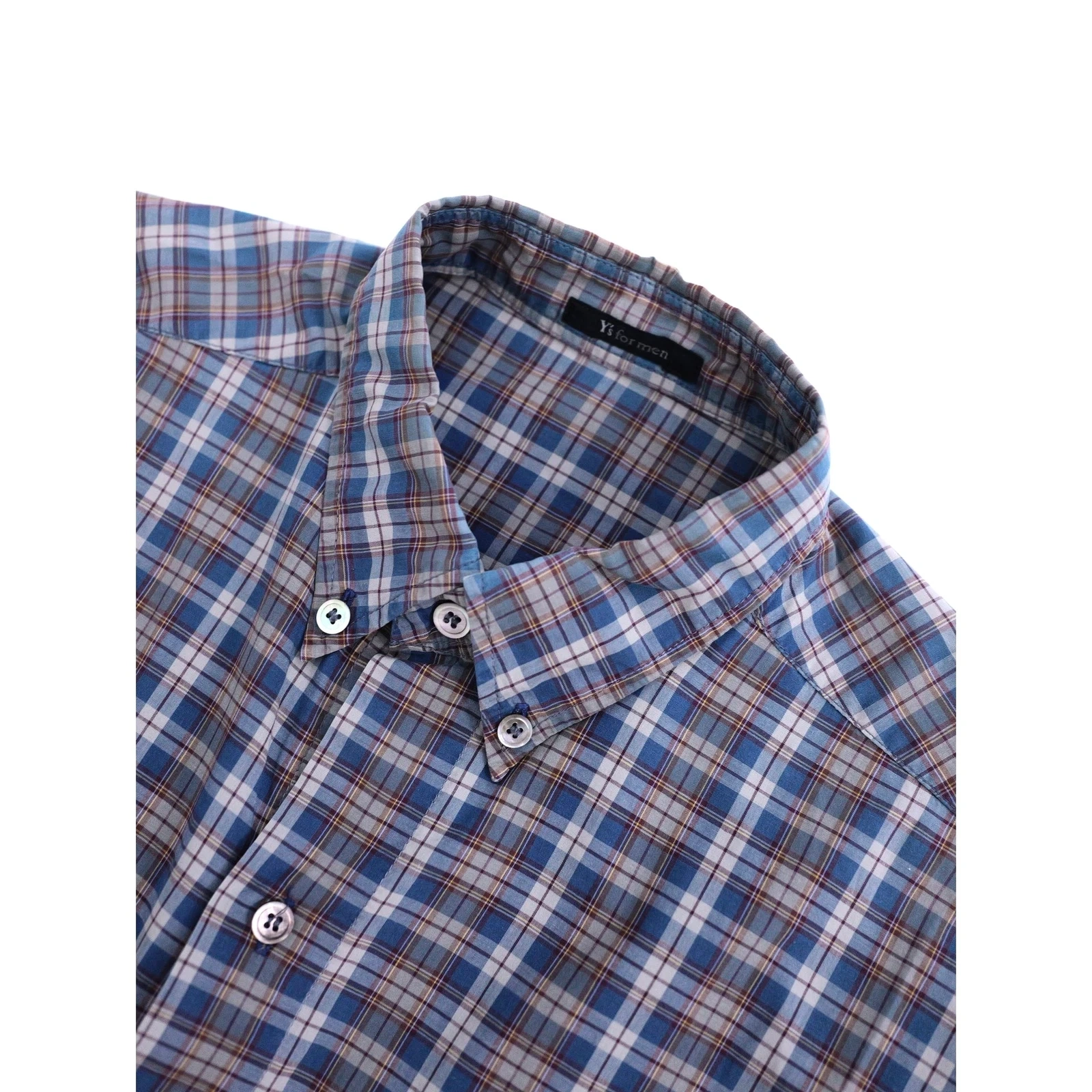 YOHJI YAMAMOTO Chemise Bleu vintage, passéist — photo 4