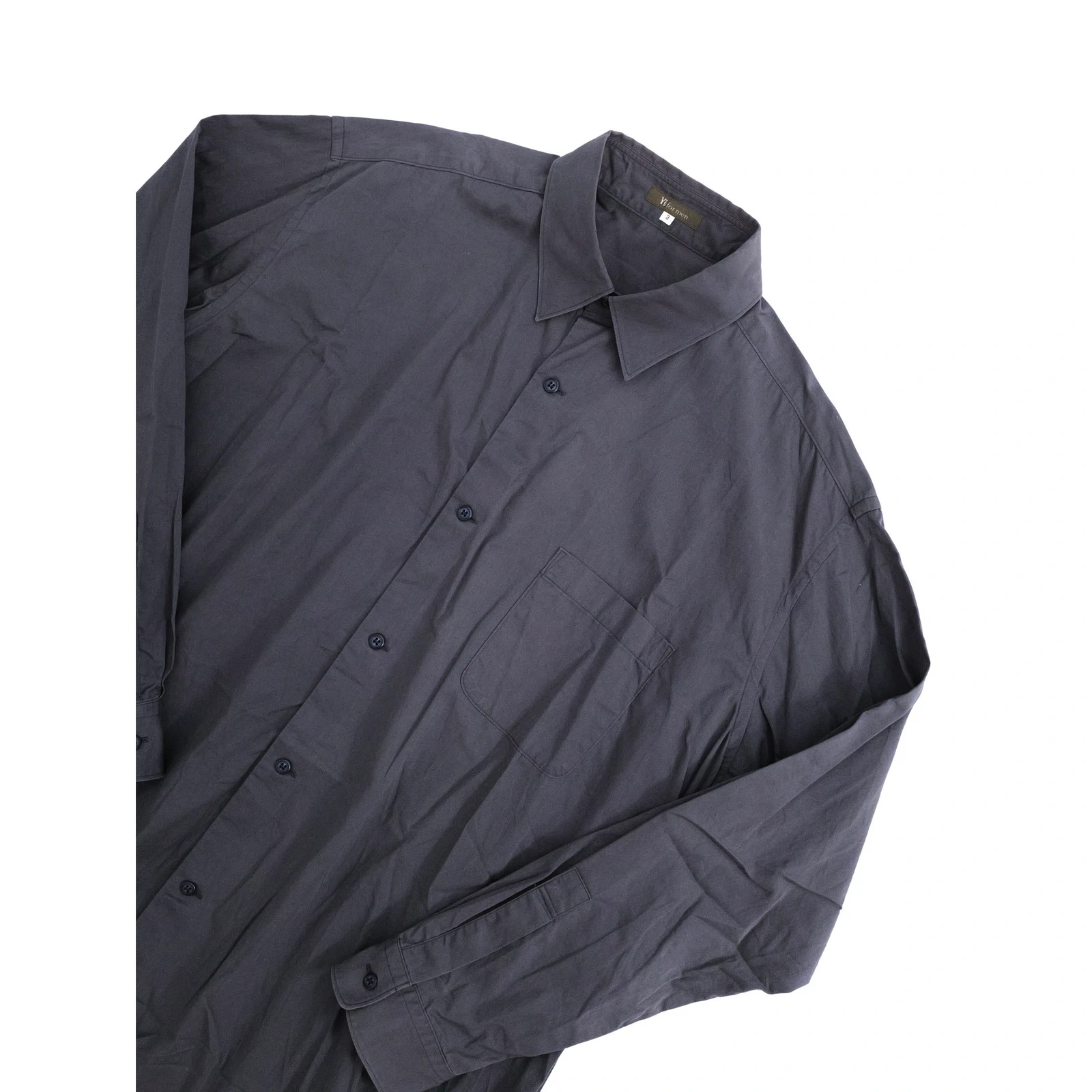 YOHJI YAMAMOTO Chemise Gris vintage, passéist — photo 2