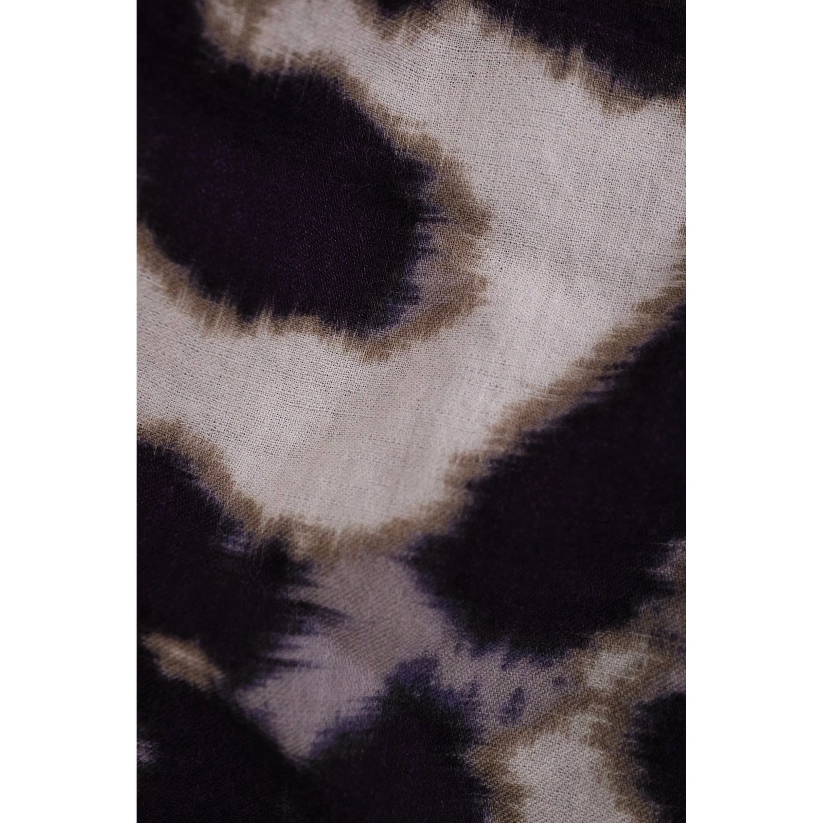 PLANTATION Jupe mi-longue en laine Violet vintage, passéist — photo 11